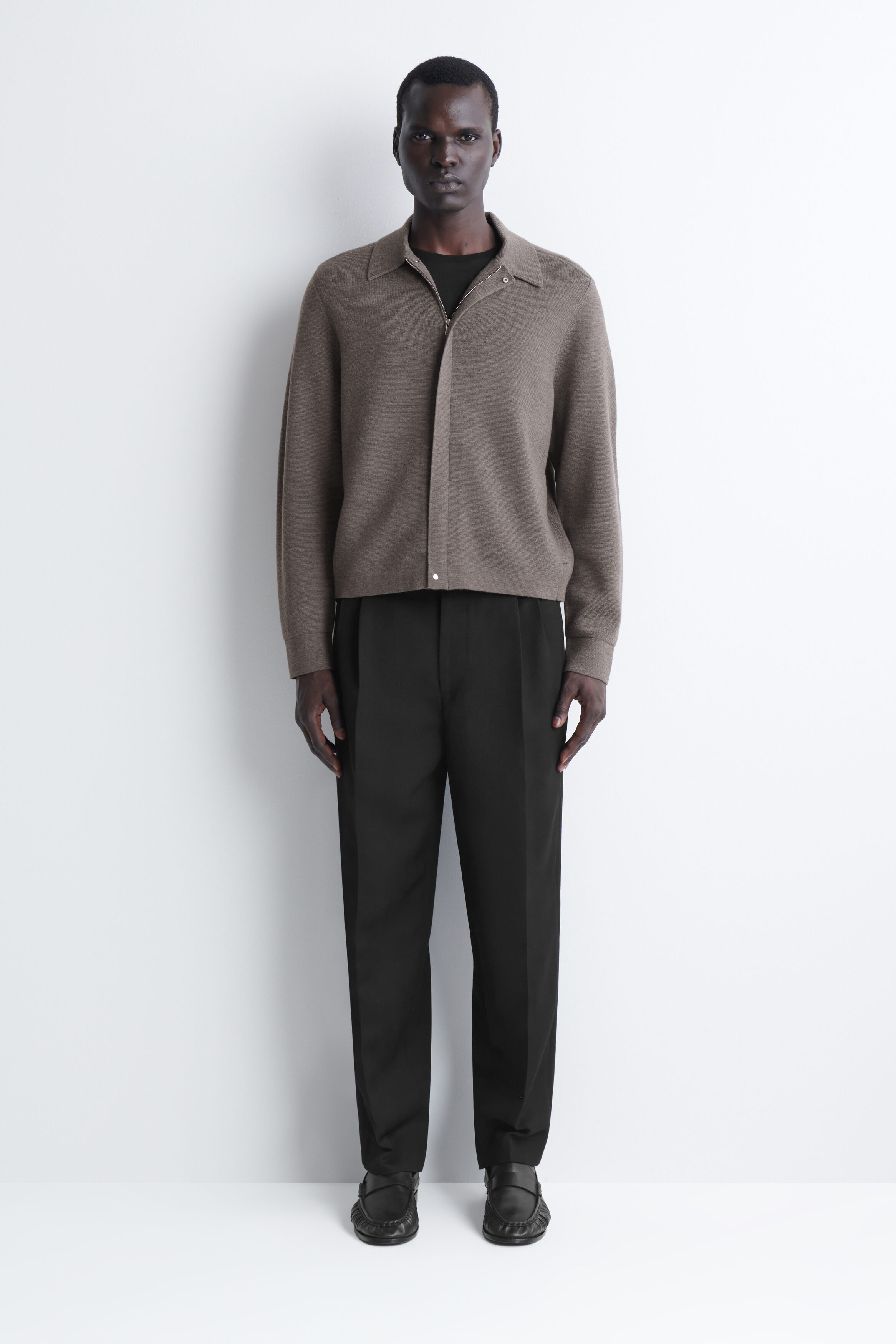 MERINO WOOL HARRINGTON JACKET