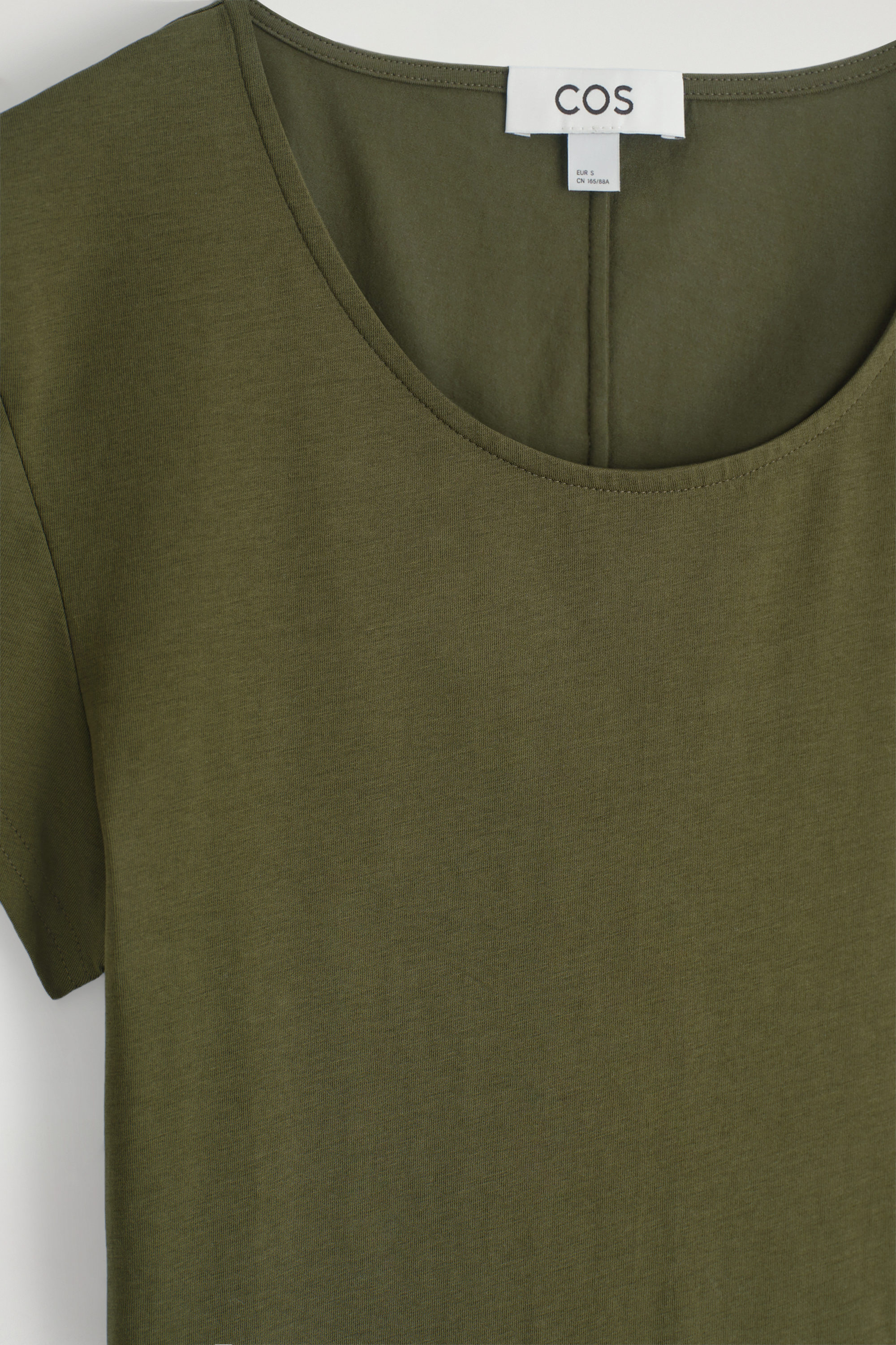 売れ筋商品|||アイヴィ オーク Tシャツ レディース トップス KYLA - Basic T-shirt - khaki SCOOP-NECK T-SHIRT - DARK KHAKI | COS