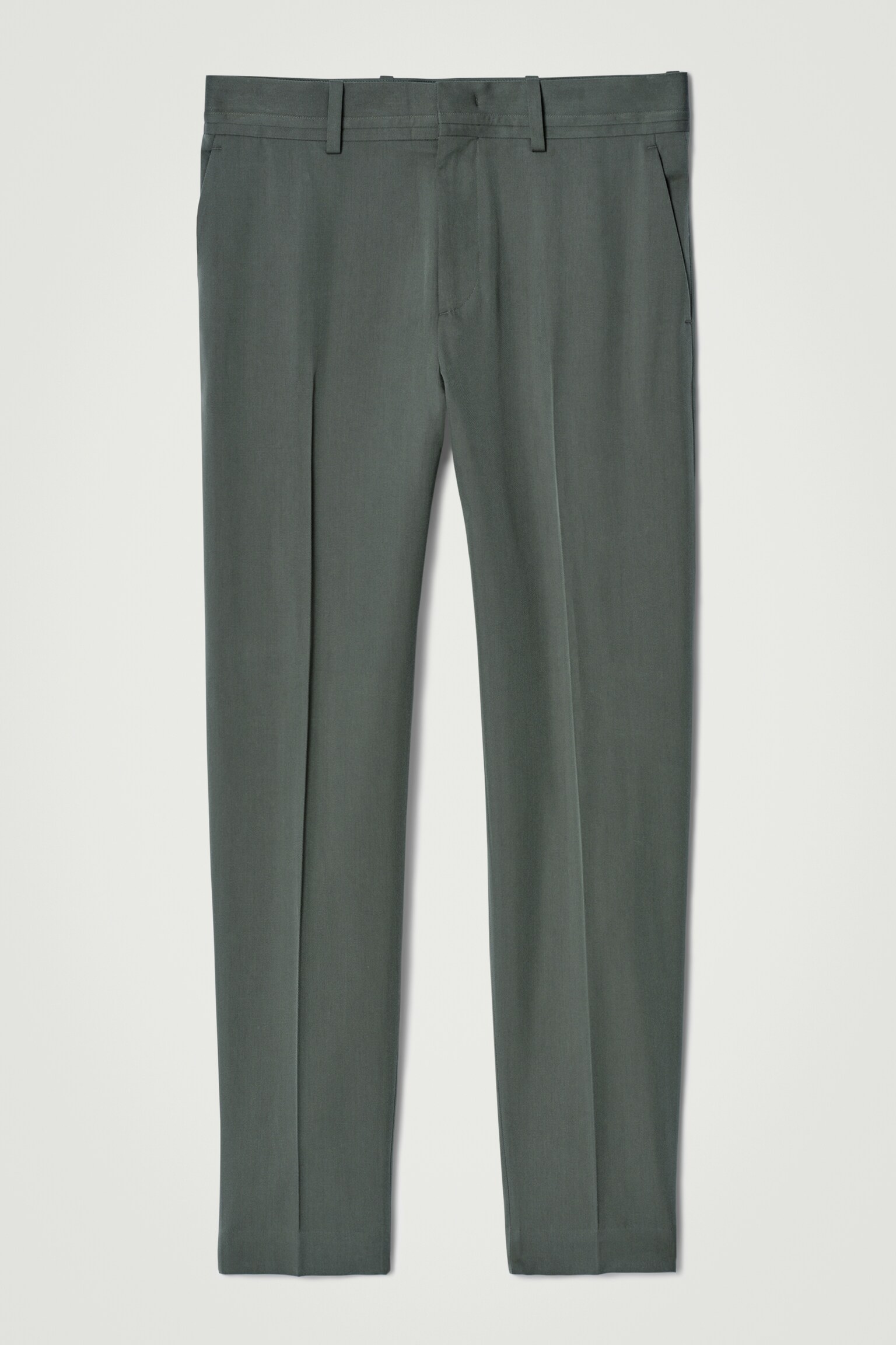 PANTALON DE COSTUME DROIT - VERT FONCÉ/BLEU MARINE - 2