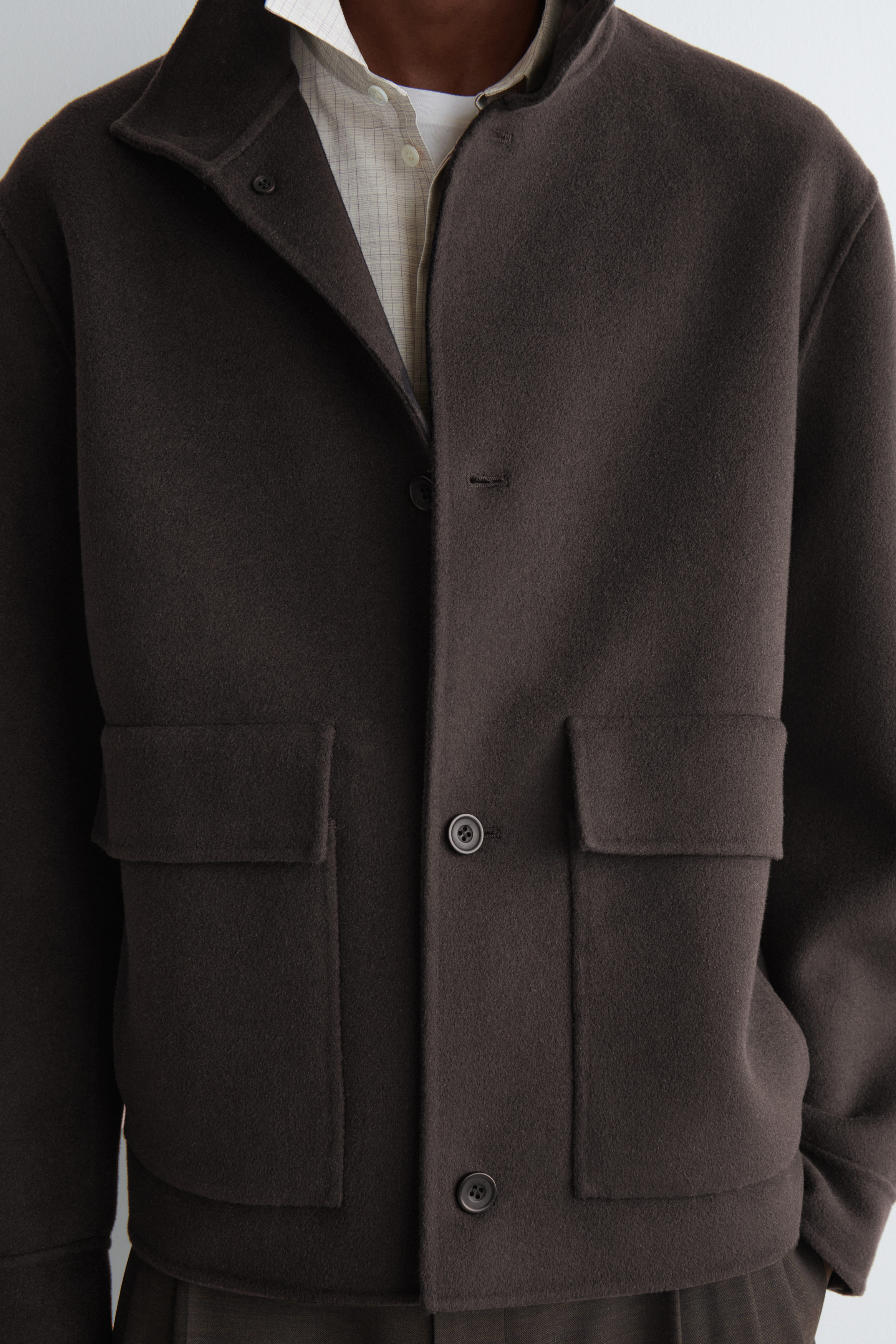 ジャケット・アウター FTC 24AW WOOL HARRINGTON JACKET 
BLACK M Wool Harrington Jacket - Light Grey | Mens Outerwear | Shop