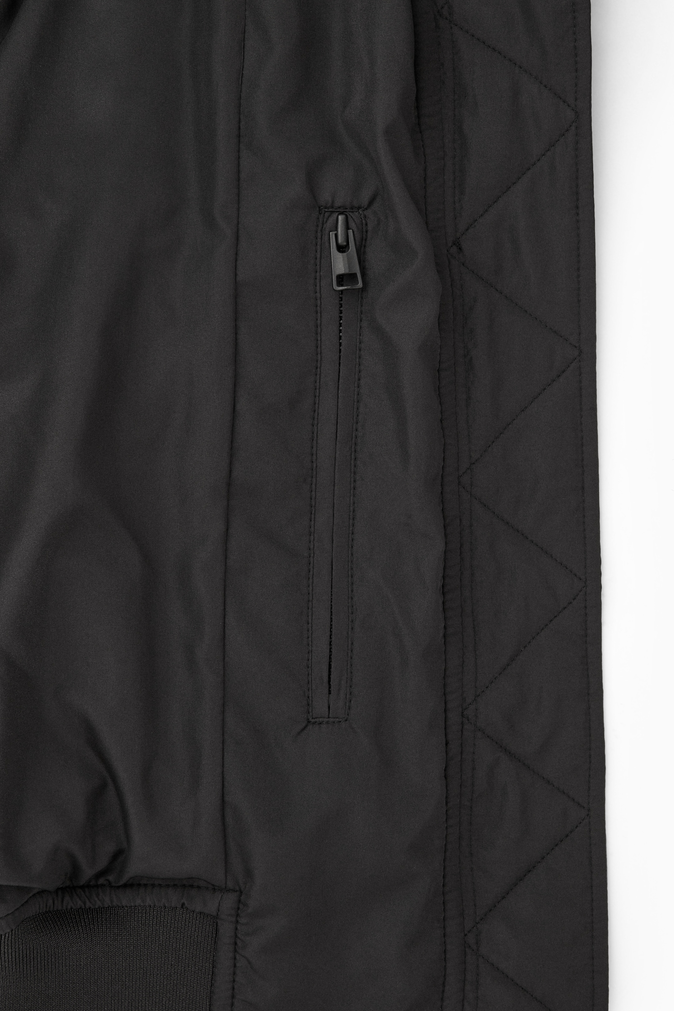View larger image: QUILTED BOMBER JACKET - BLACK - Ladies | H&M GB 2