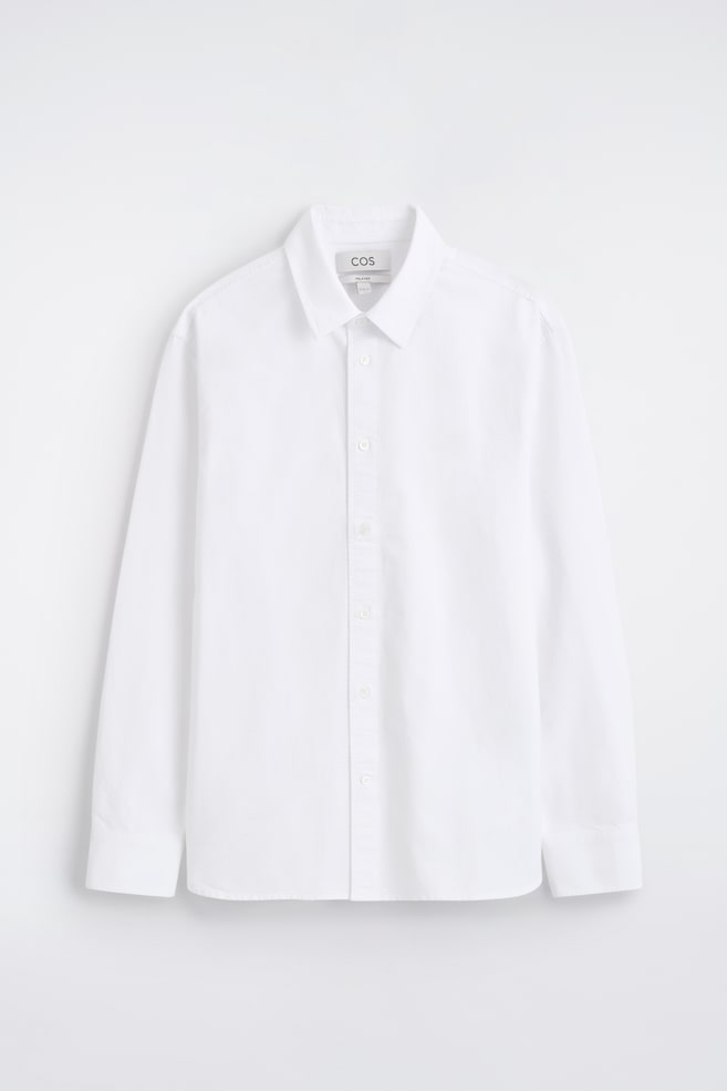 CAMISA OXFORD ALGODÓN - BLANCO/VERDE/BLANCO/RAYAS/AZUL / BLANCO / RAYAS/AZUL CLARO/BLANCO - 1