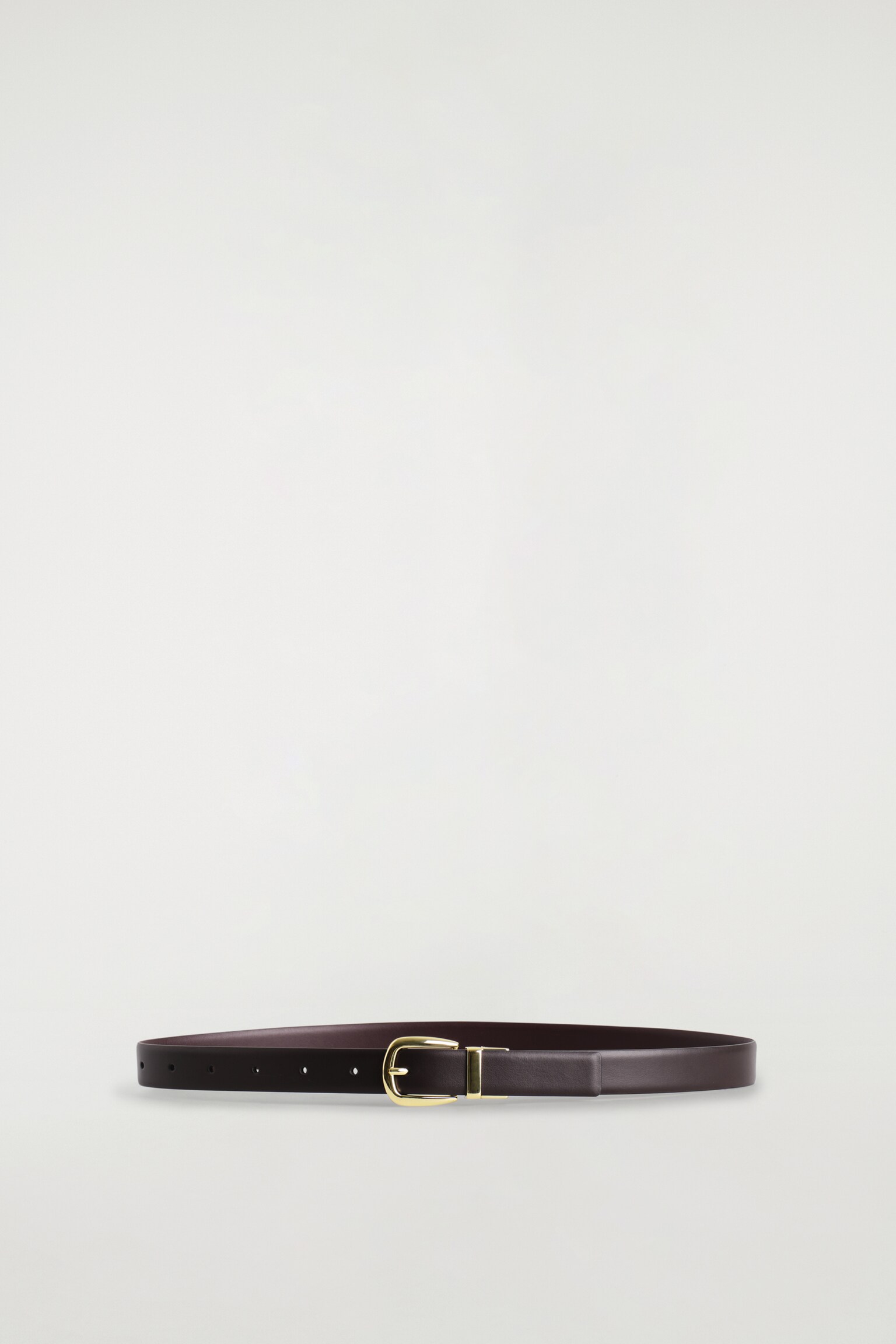 CEINTURE RÉVERSIBLE EN CUIR - MARRON / BORDEAUX - 2