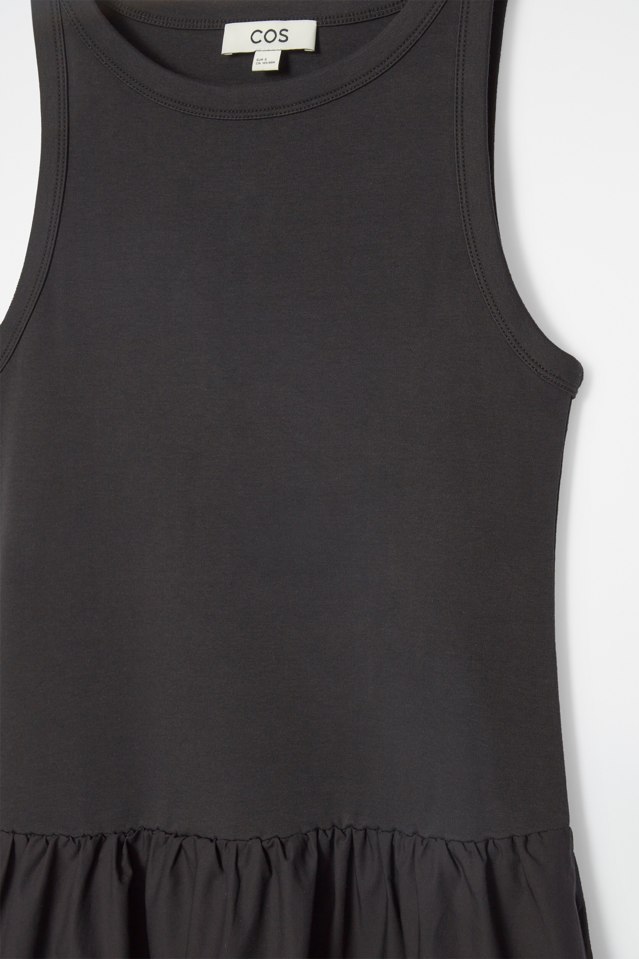 View larger image: CONTRAST-PANEL MAXI DRESS - BLACK - Ladies | H&M GB 2