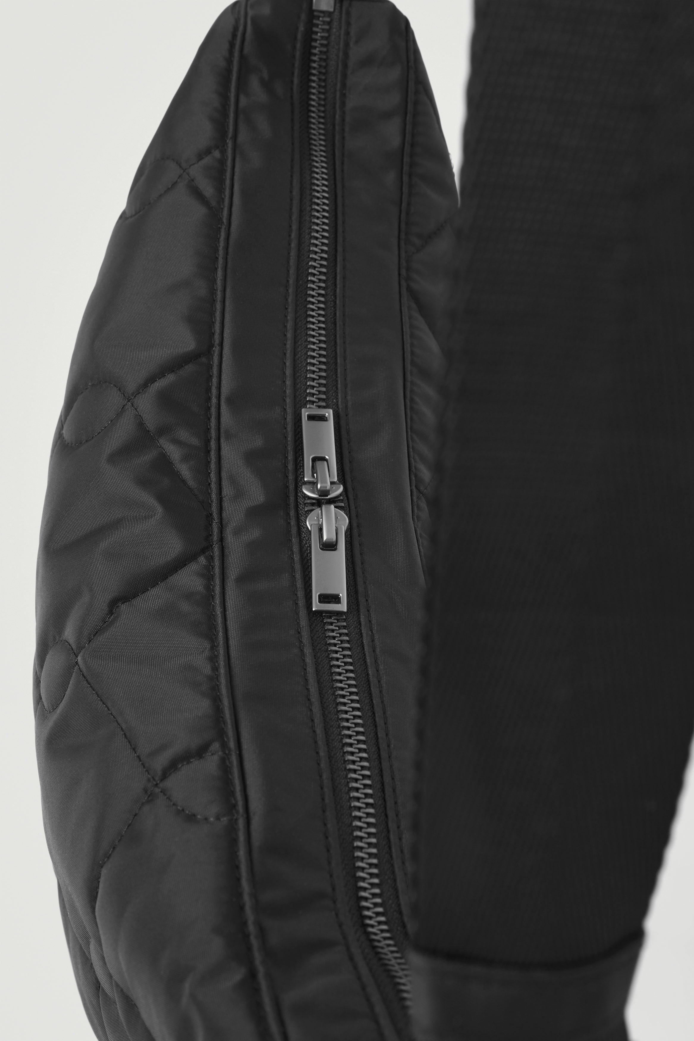 QUILTED CROSSBODY BAG - NYLON - BLACK | COS