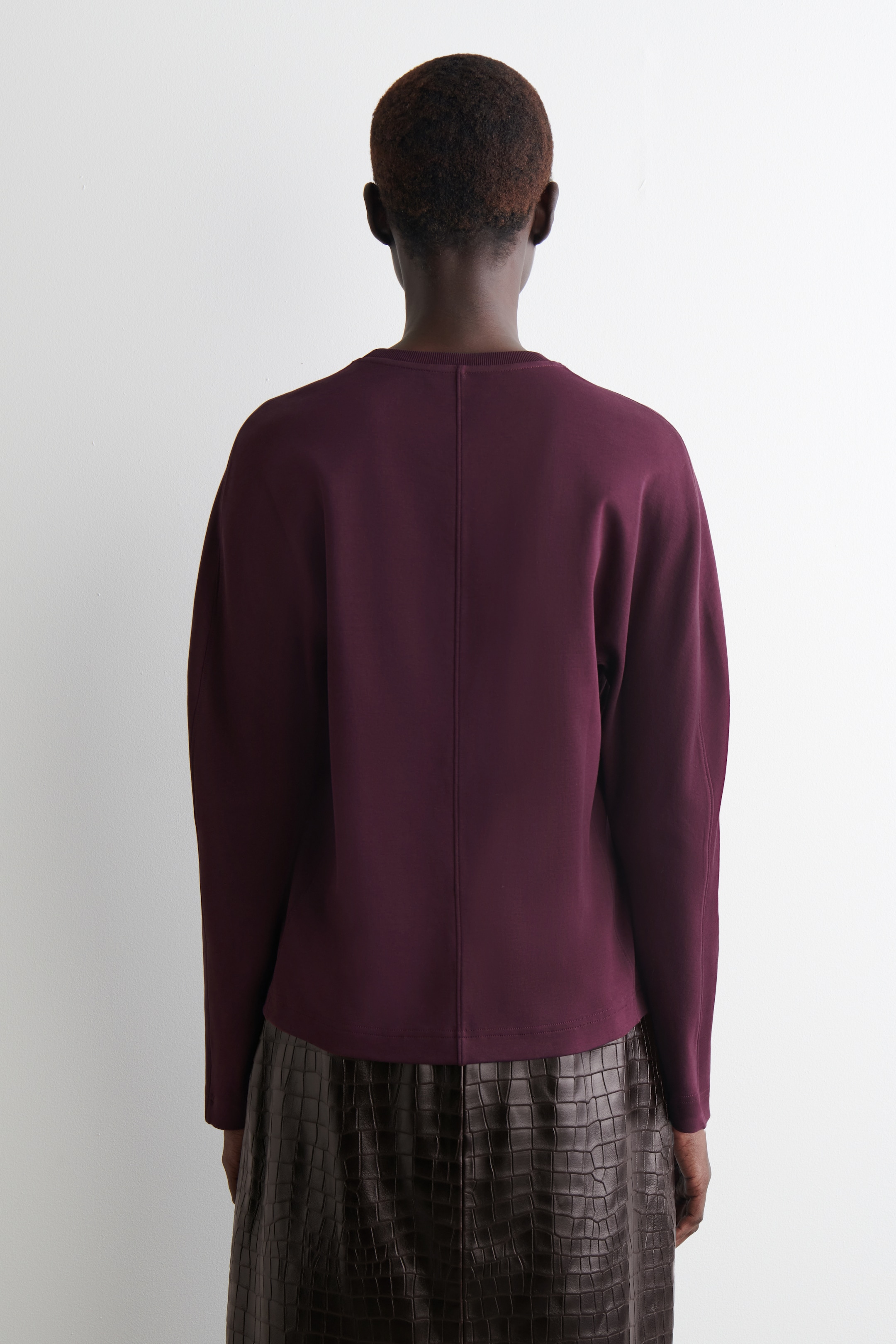 Agrandir l'image: HAUT À SILHOUETTE ARRONDIE EN JERSEY - ROUGE PROFOND - FEMME | H&M FR 3