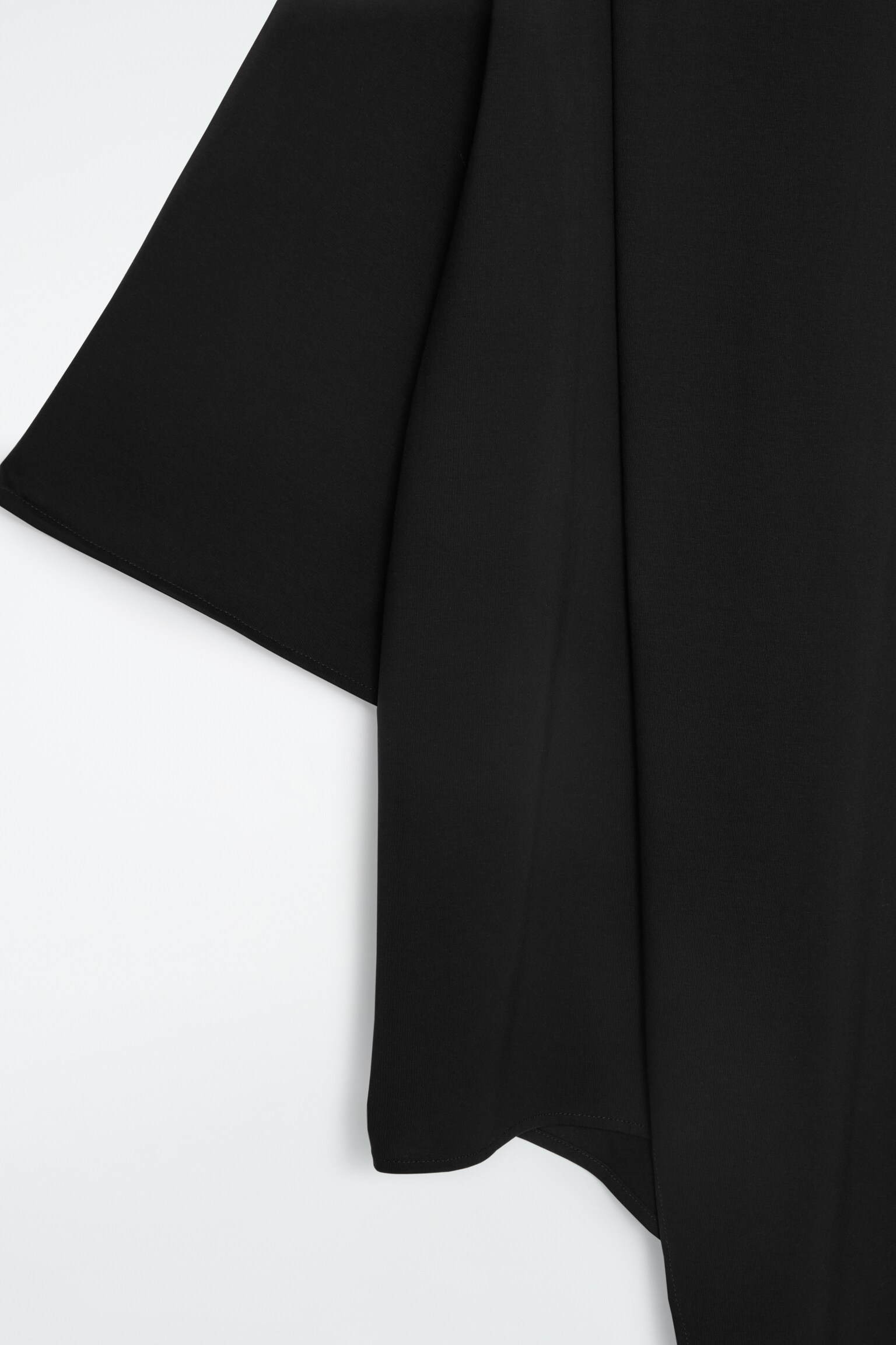 ASYMMETRIC T-SHIRT - BLACK/OFF-WHITE - 3