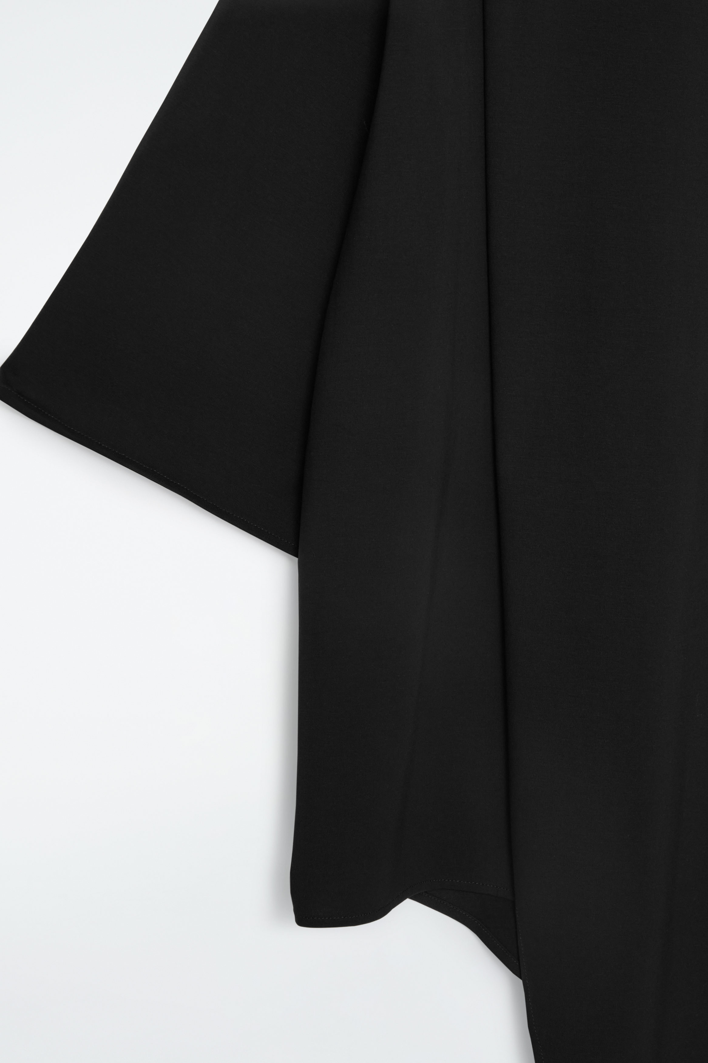 ASYMMETRIC T-SHIRT - BLACK | COS
