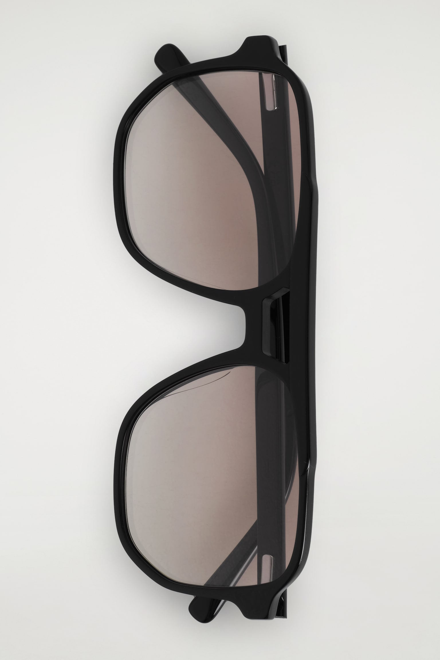 OCCHIALI DA SOLE AVIATOR OVERSIZE - NERO/TARTARUGA / BLU - 4
