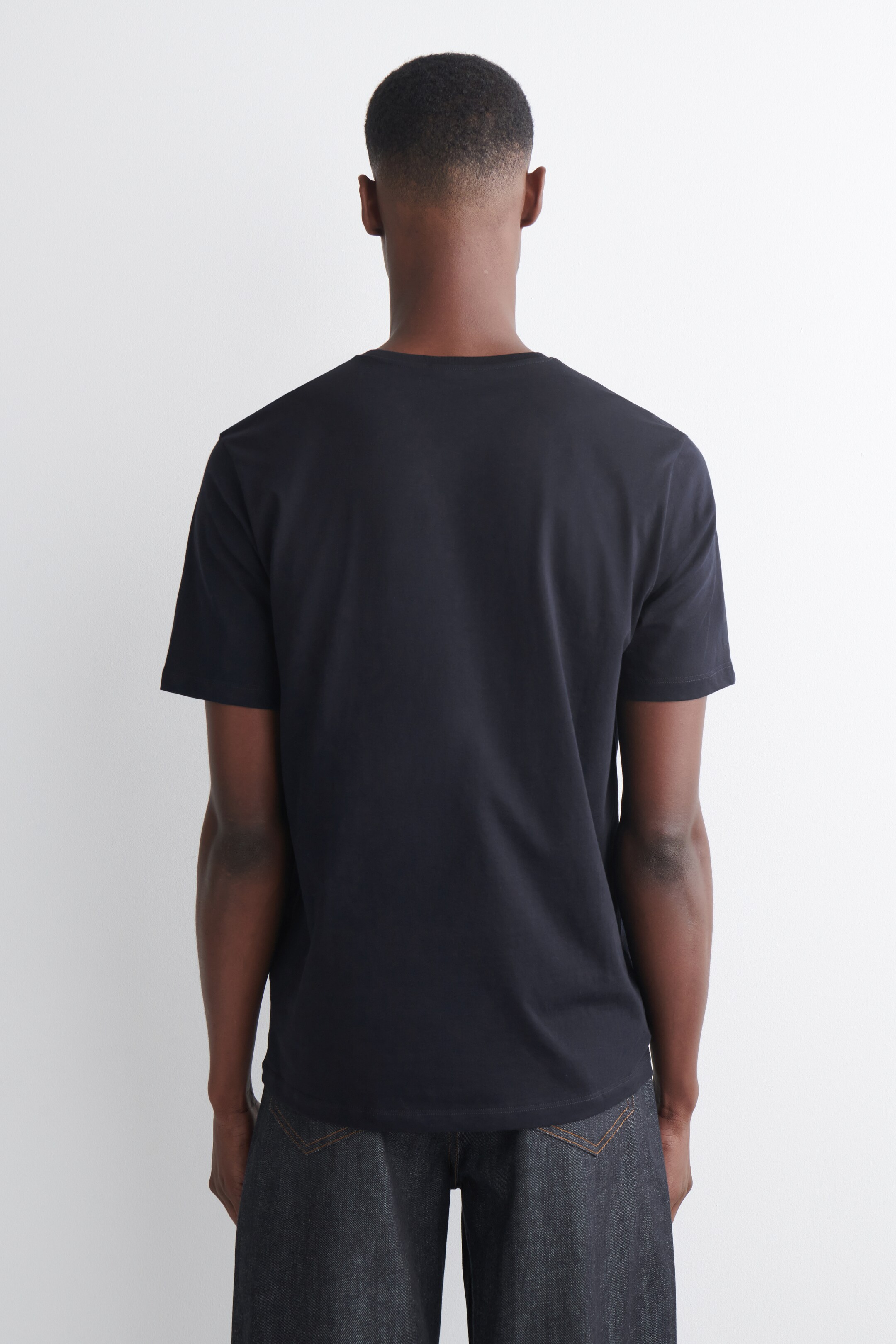 Ingrandisci l'immagine: COTTON CREW-NECK T-SHIRT - NAVY - UOMO | H&M CH 6