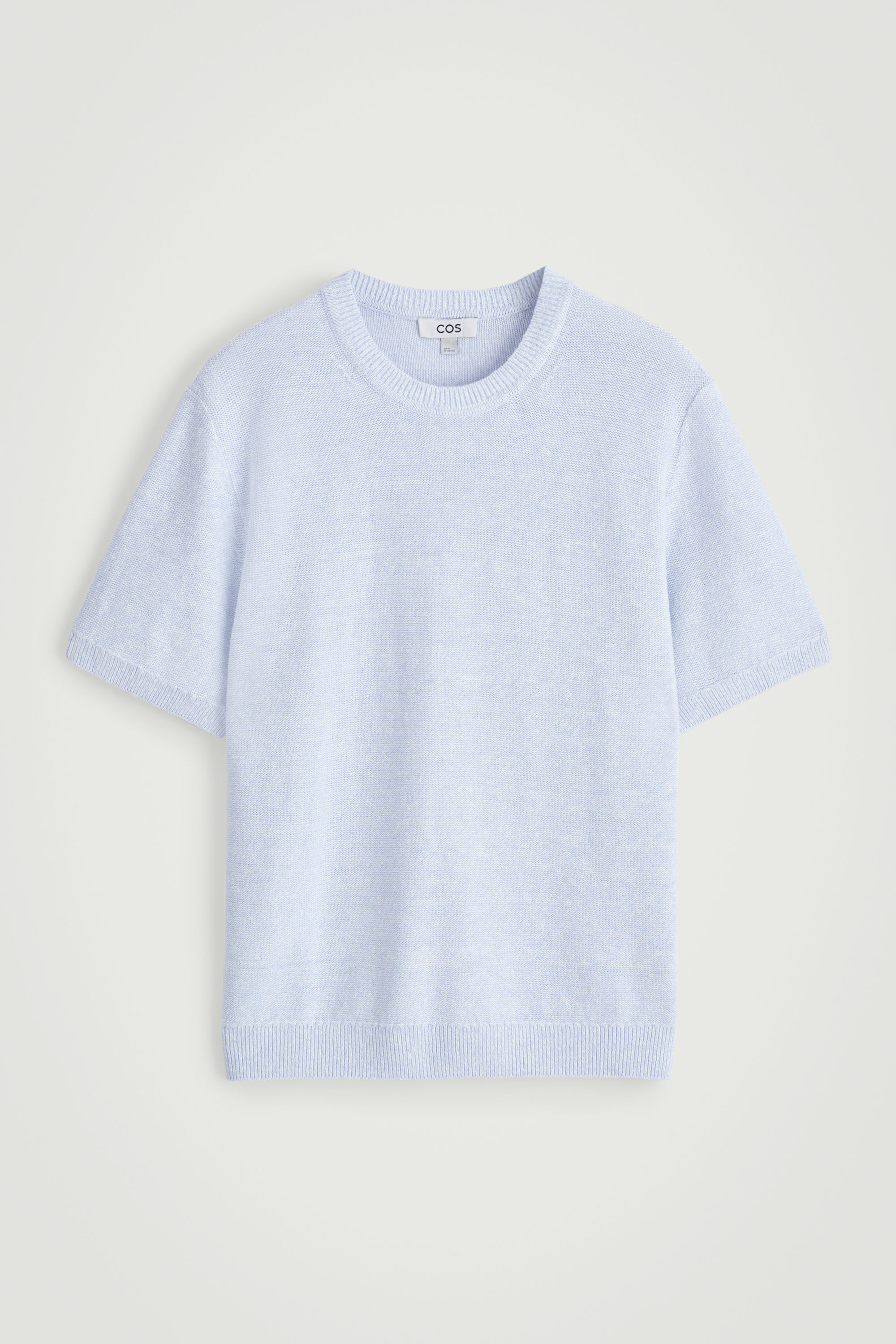 ACID-WASH SWEATSHIRT - LIGHT BLUE | COS