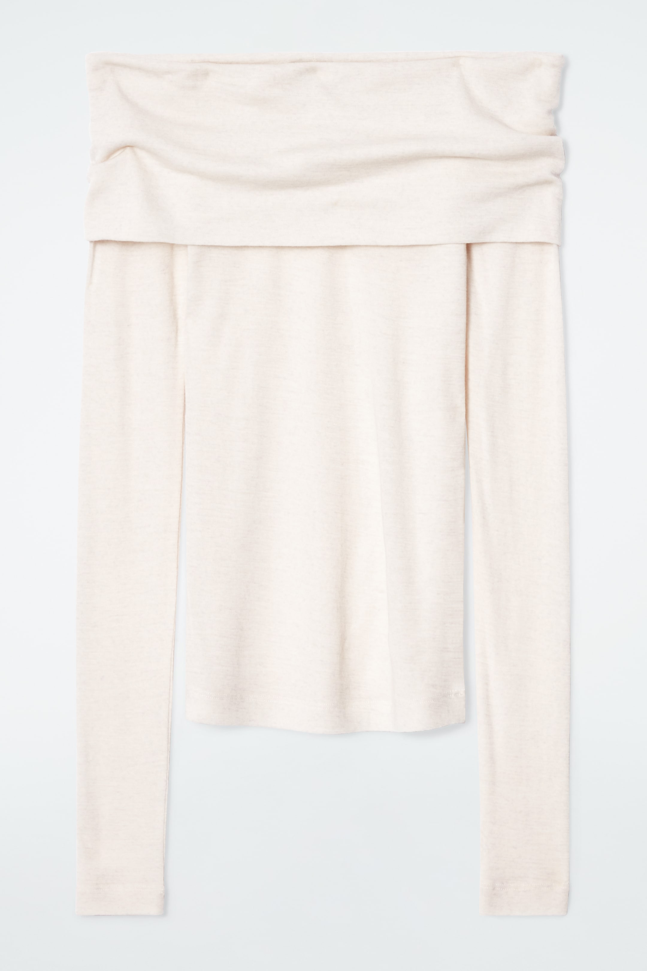 Agrandir l'image: HAUT À ENCOLURE BARDOT EN LAINE MÉRINOS - ÉCRU - FEMME | H&M CH 6