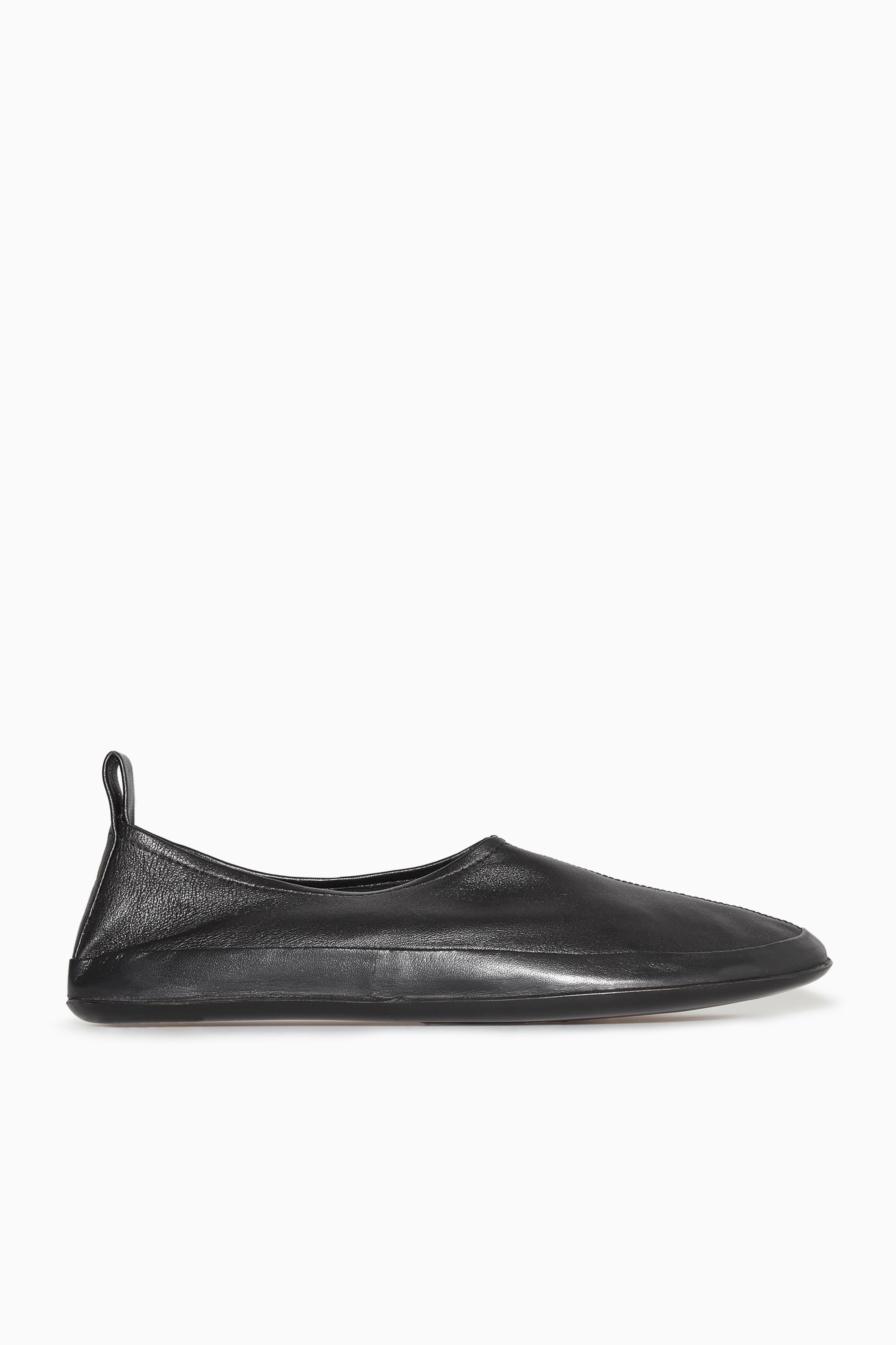 View larger image: LEATHER BALLET FLATS - BLACK - Ladies | H&M GB 2