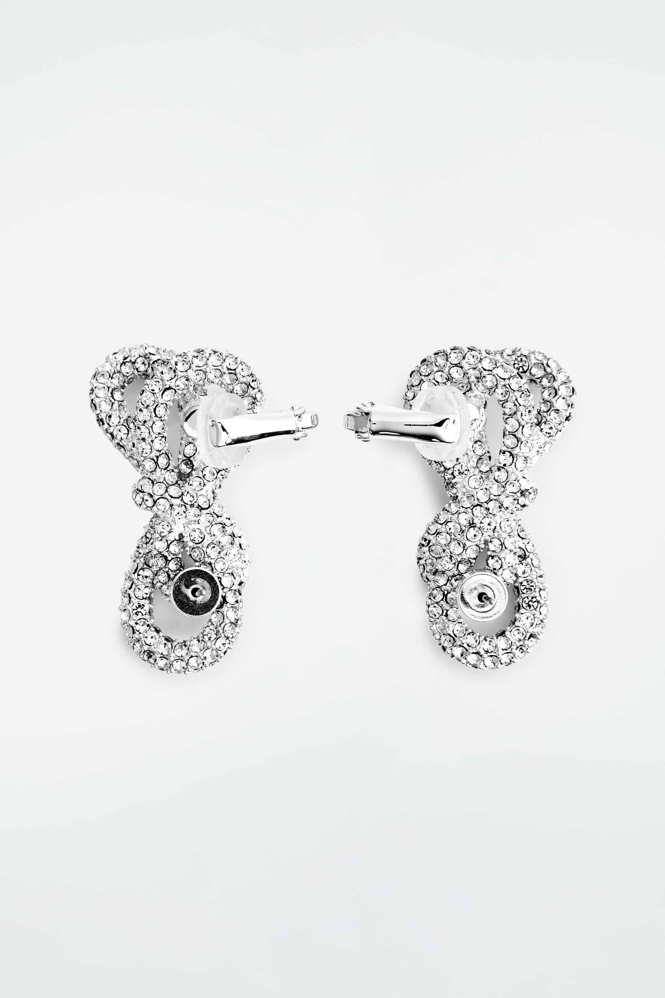 Agrandir l'image: BOUCLES D'OREILLES GRIMPANTES FAÇON NŒUDS - ARGENTÉ - FEMME | H&M CH 4