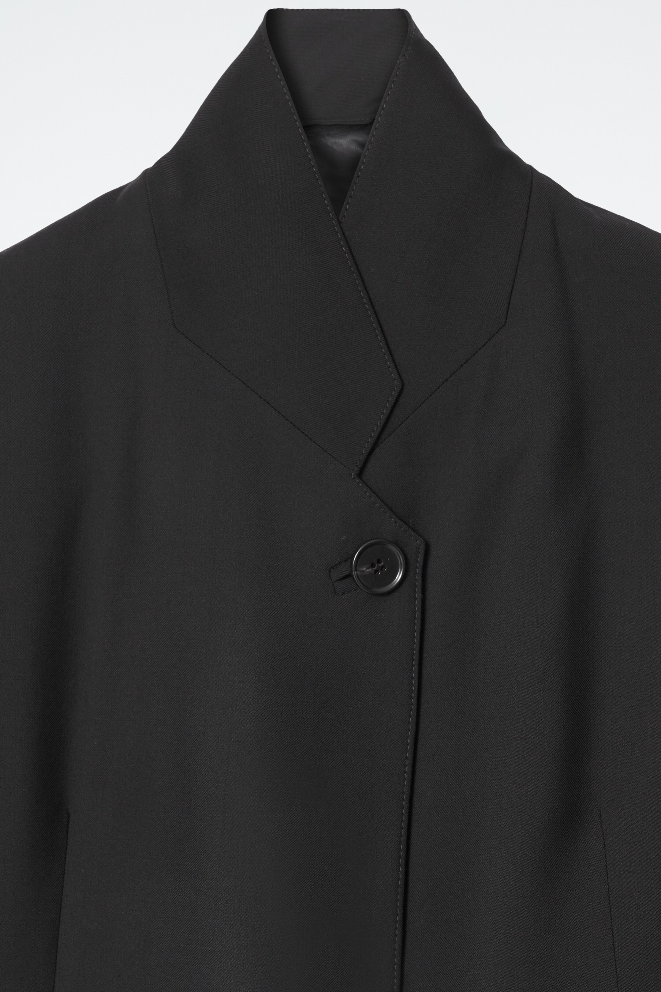 View larger image: STAND-COLLAR WOOL BLAZER - BLACK - Ladies | H&M GB 2
