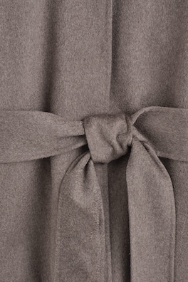 BELTED DOUBLE-FACED CASHMERE JACKET — STONE 7