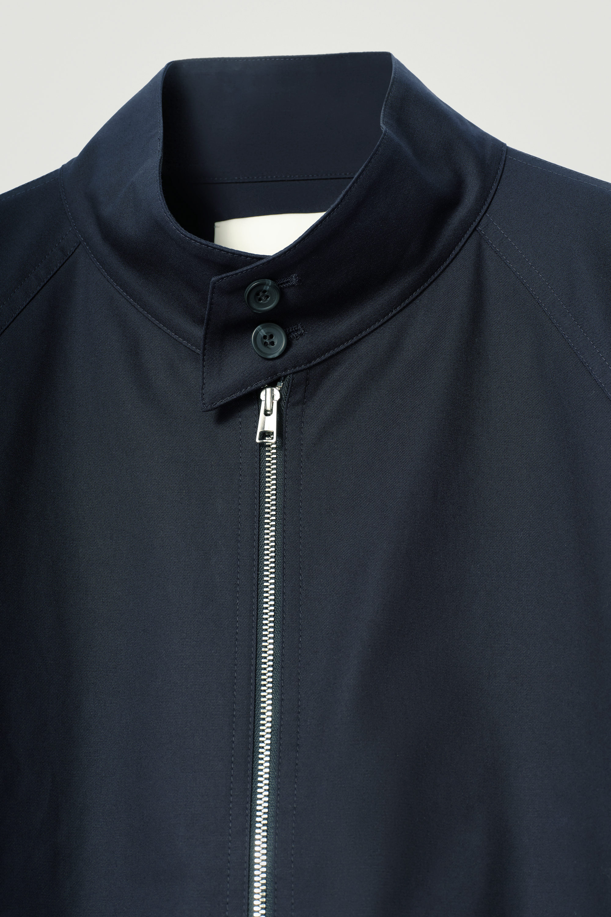 WATER-REPELLENT HARRINGTON JACKET - NAVY | COS NL