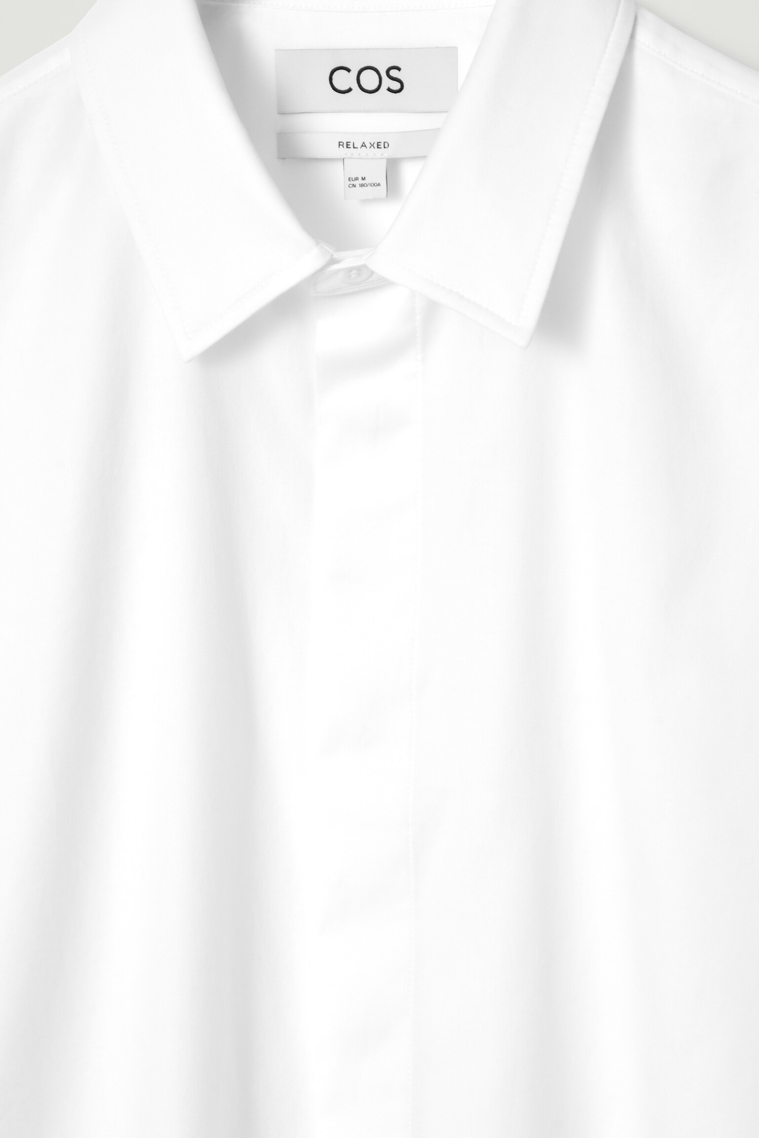 CHEMISE DÉCONTRACTÉE EN COTON - BLANC - 5