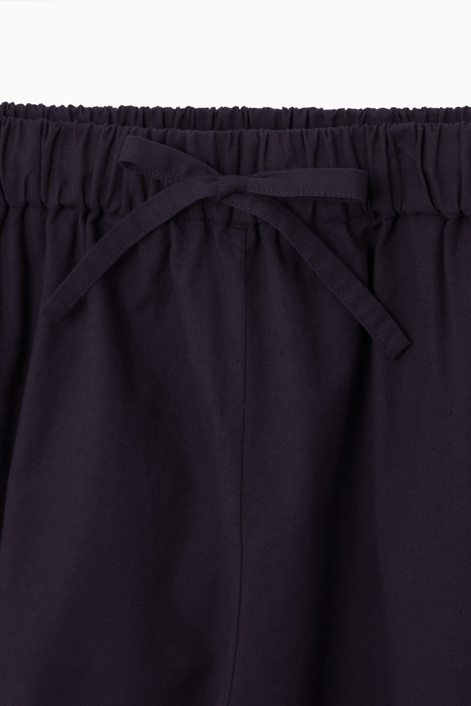 DRAWSTRING SHORTS - NAVY BLUE/RED - 2