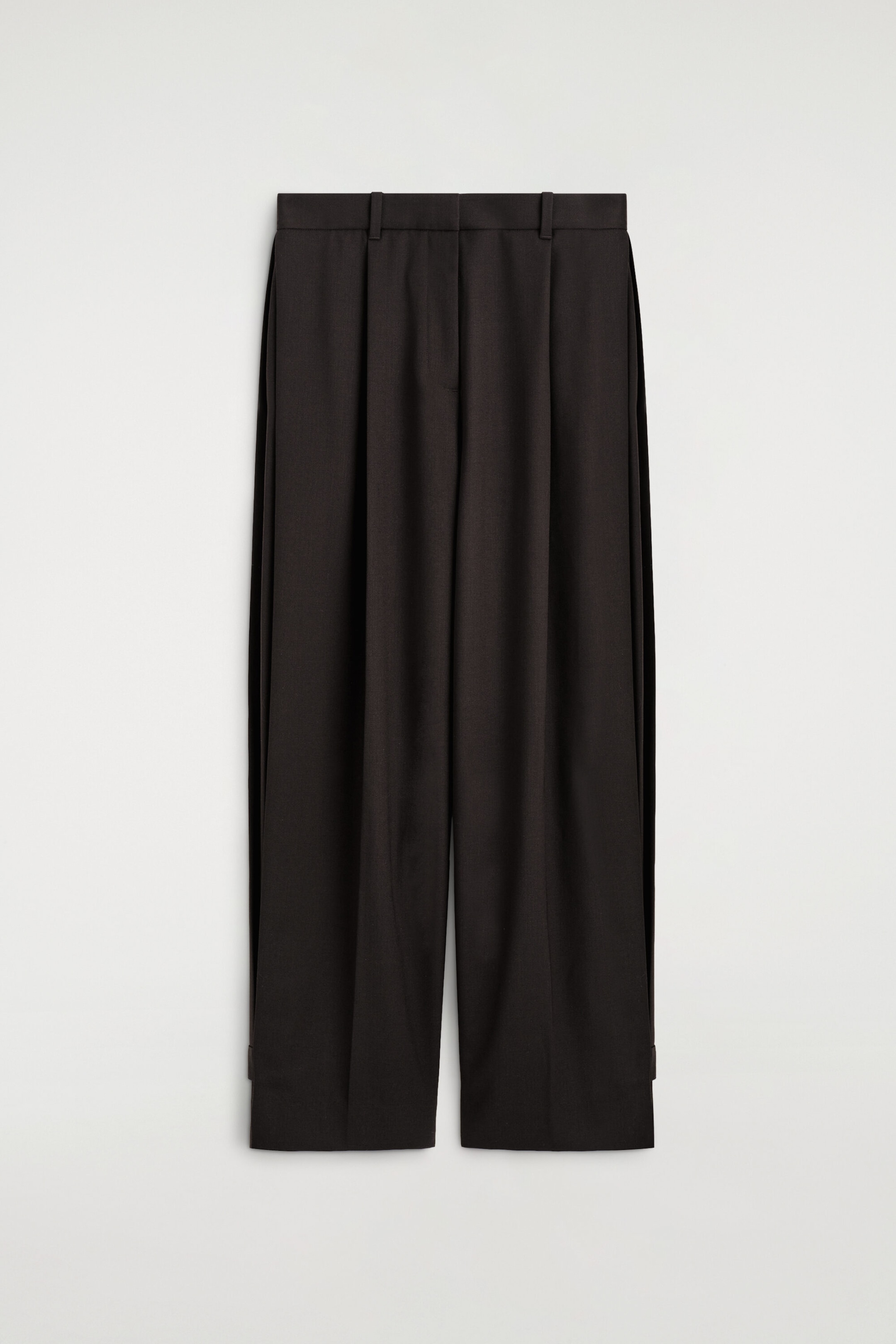 TWILL-HOSE MIT WEITEM BEIN UND BÜGELFALTEN