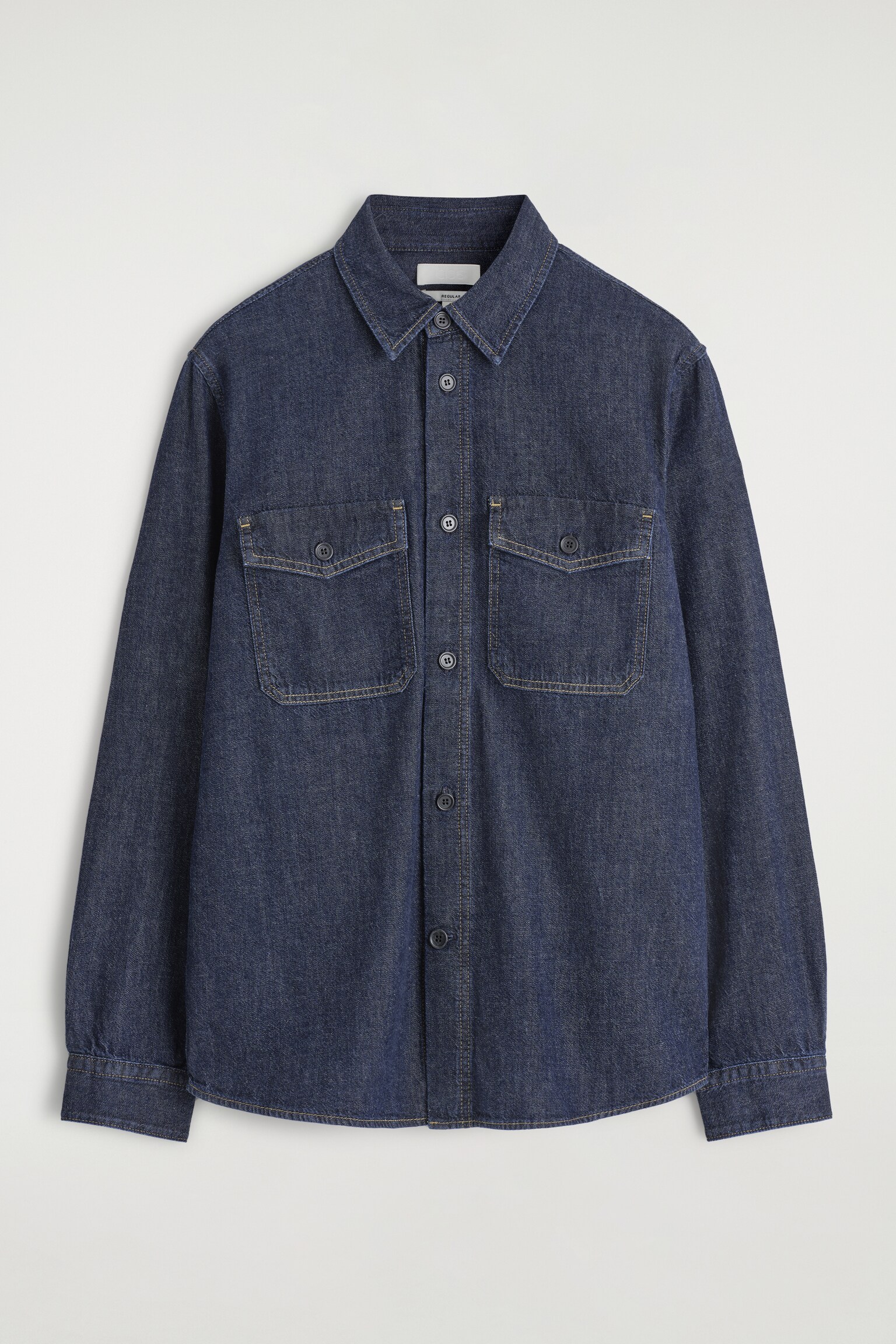 CHEMISE EN DENIM - BLEU FONCÉ/BLEU DÉLAVÉ - 2