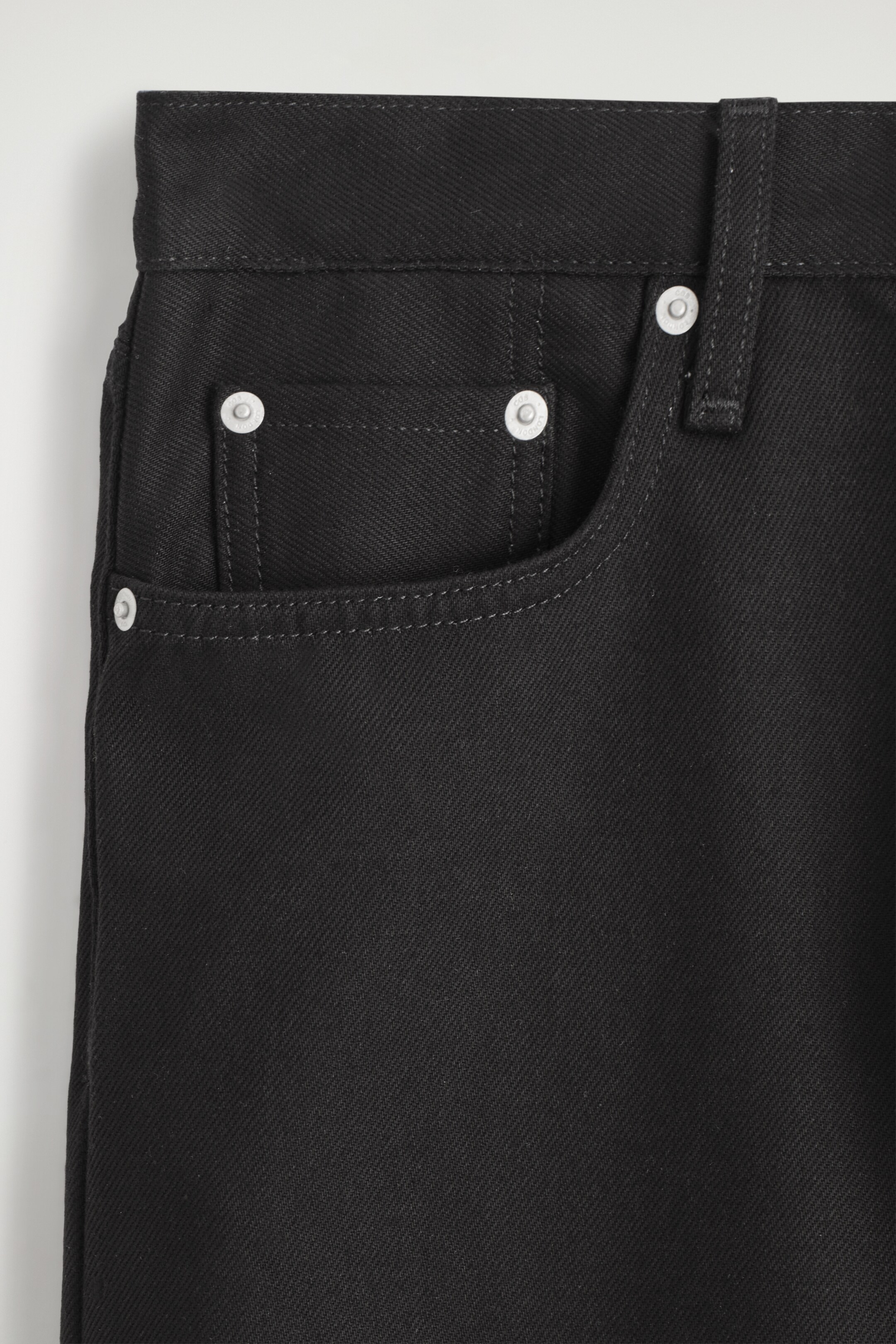Agrandir l'image: JEAN DROIT SIGNATURE - NOIR - HOMME | H&M BE 7