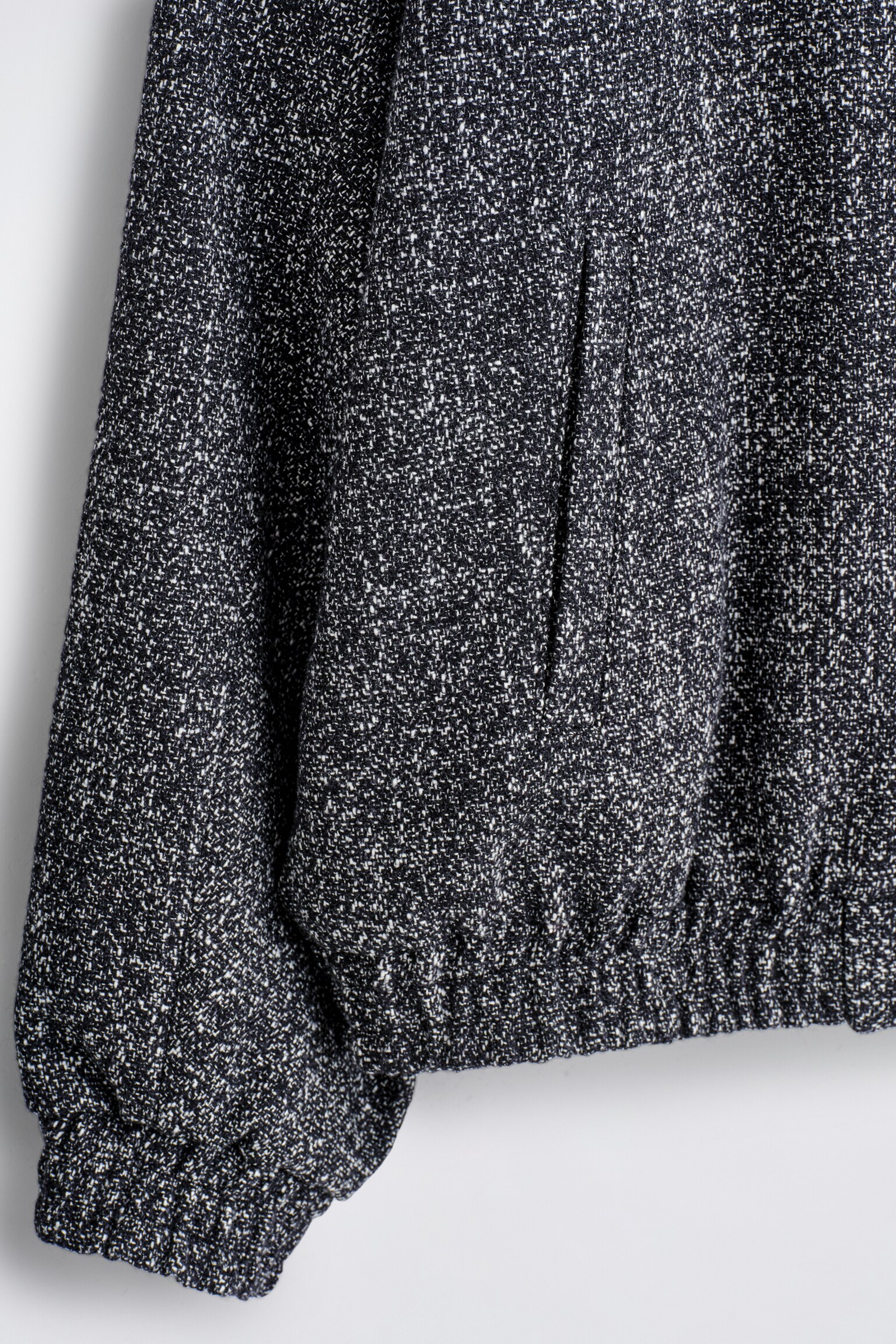 CHAQUETA DEPORTIVA DE TWEED - NEGRO - 6