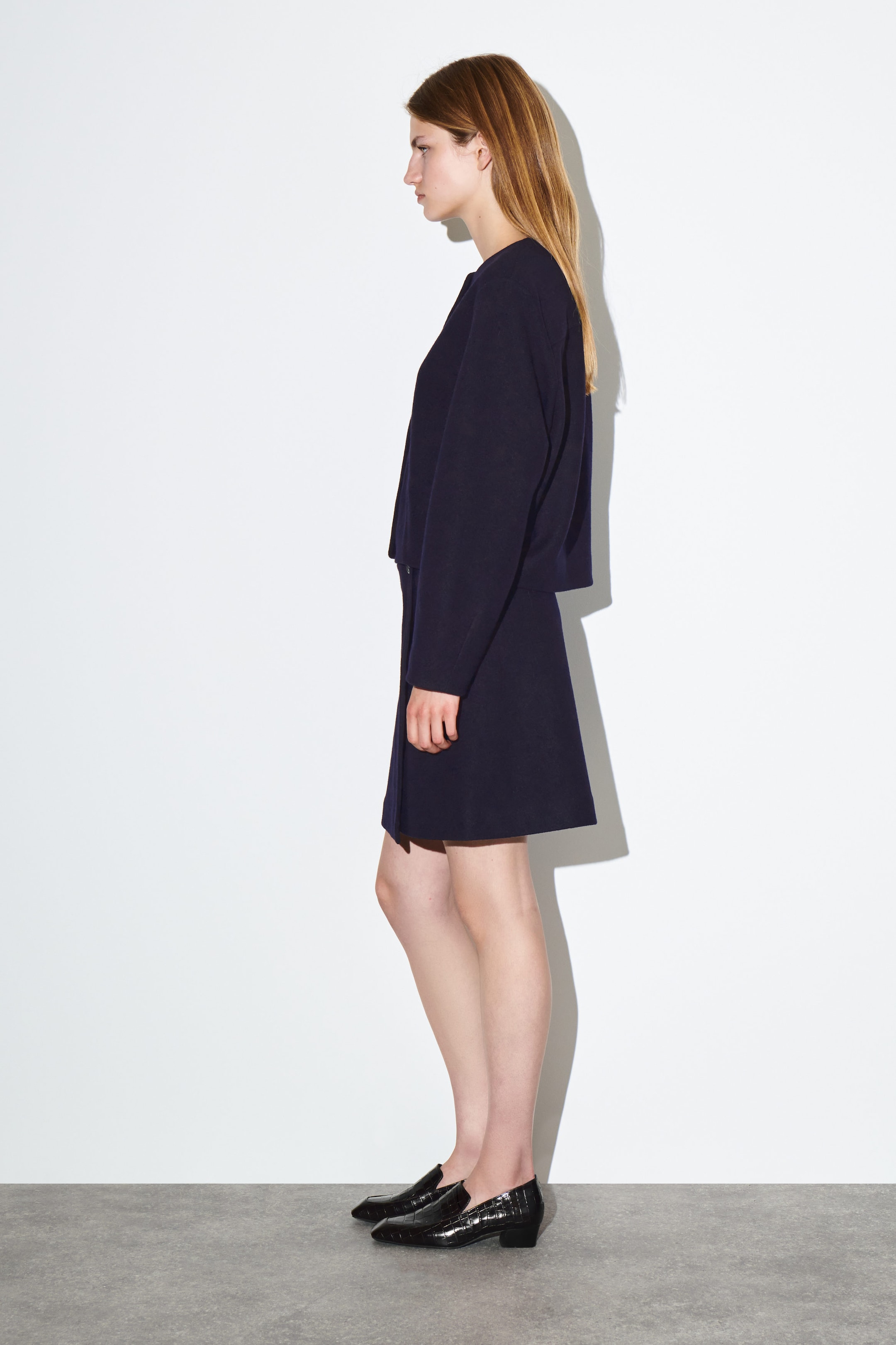 BOILED MERINO WOOL CARDIGAN