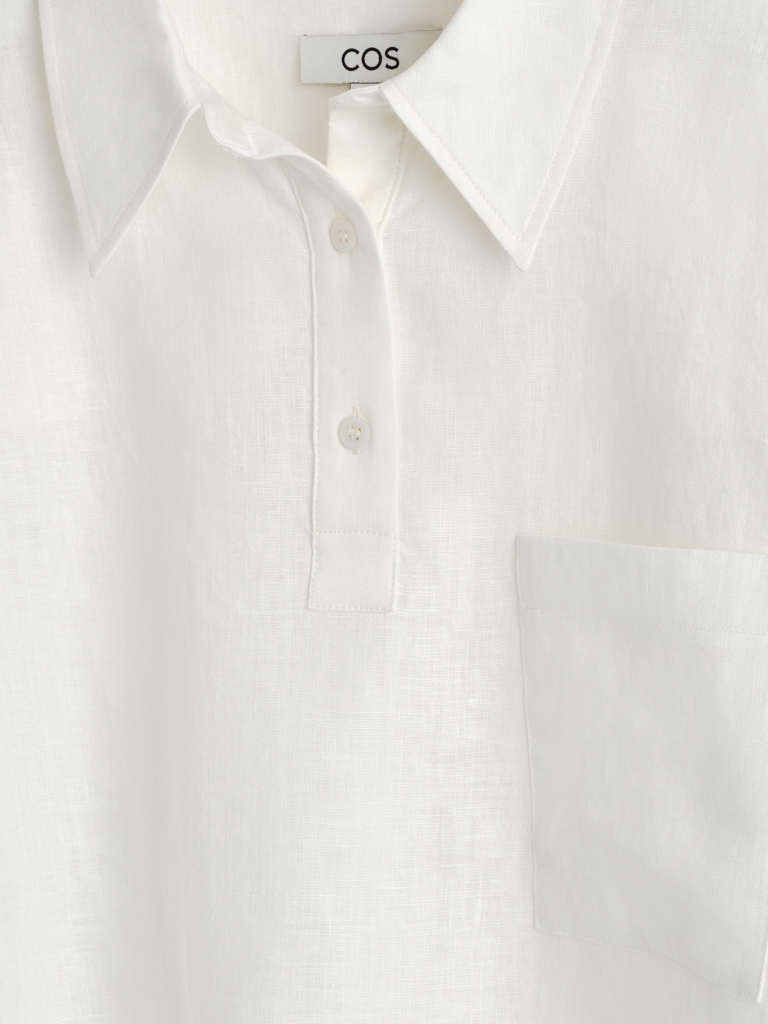 完売商品　Geometric Halfsleeve Shirt　ホワイト 完売商品 Geometric Halfsleeve Shirt ホワイト SEMI-OVER FIT
