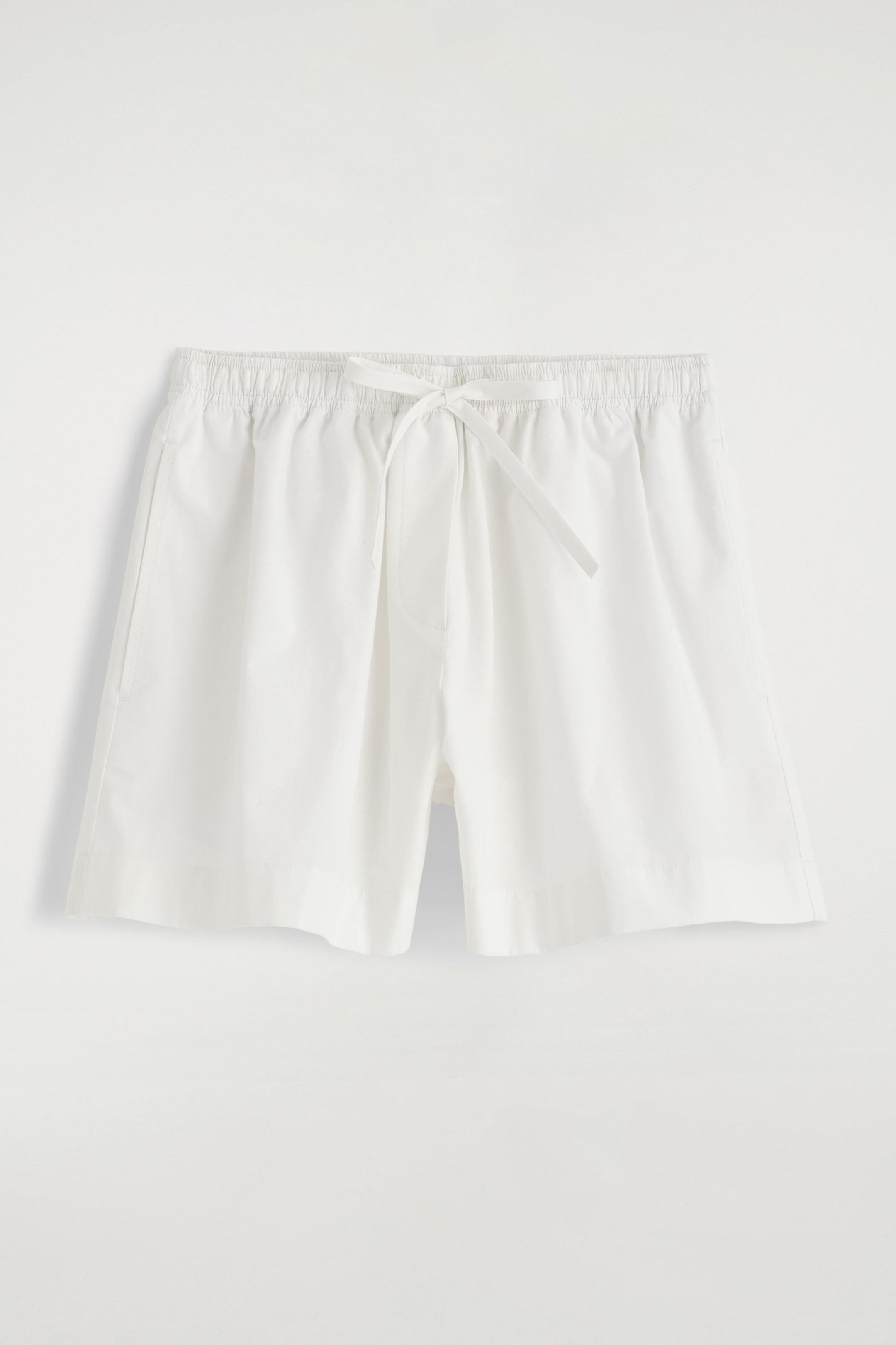 DRAWSTRING COTTON SHORTS