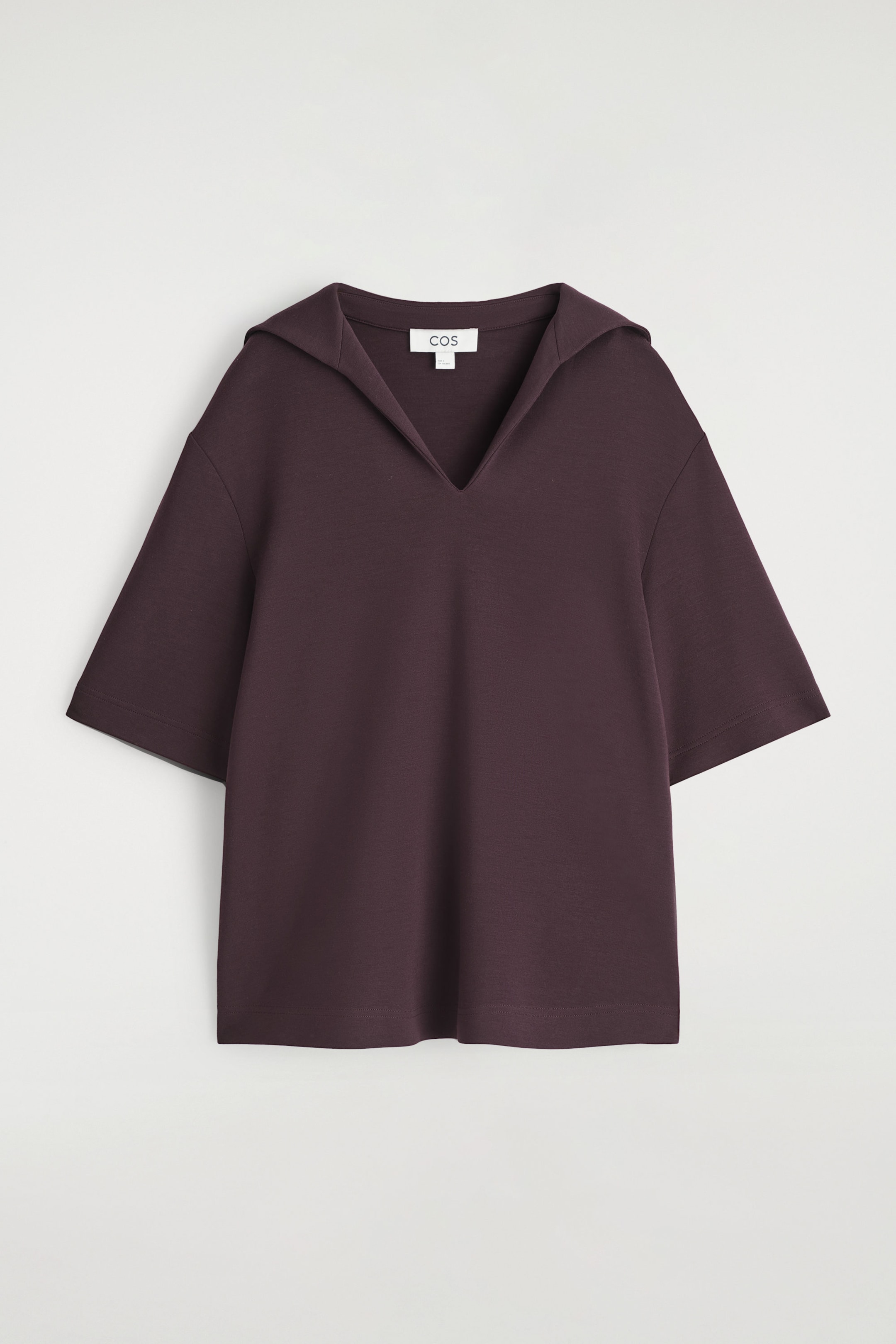 SAILOR-COLLAR JERSEY T-SHIRT