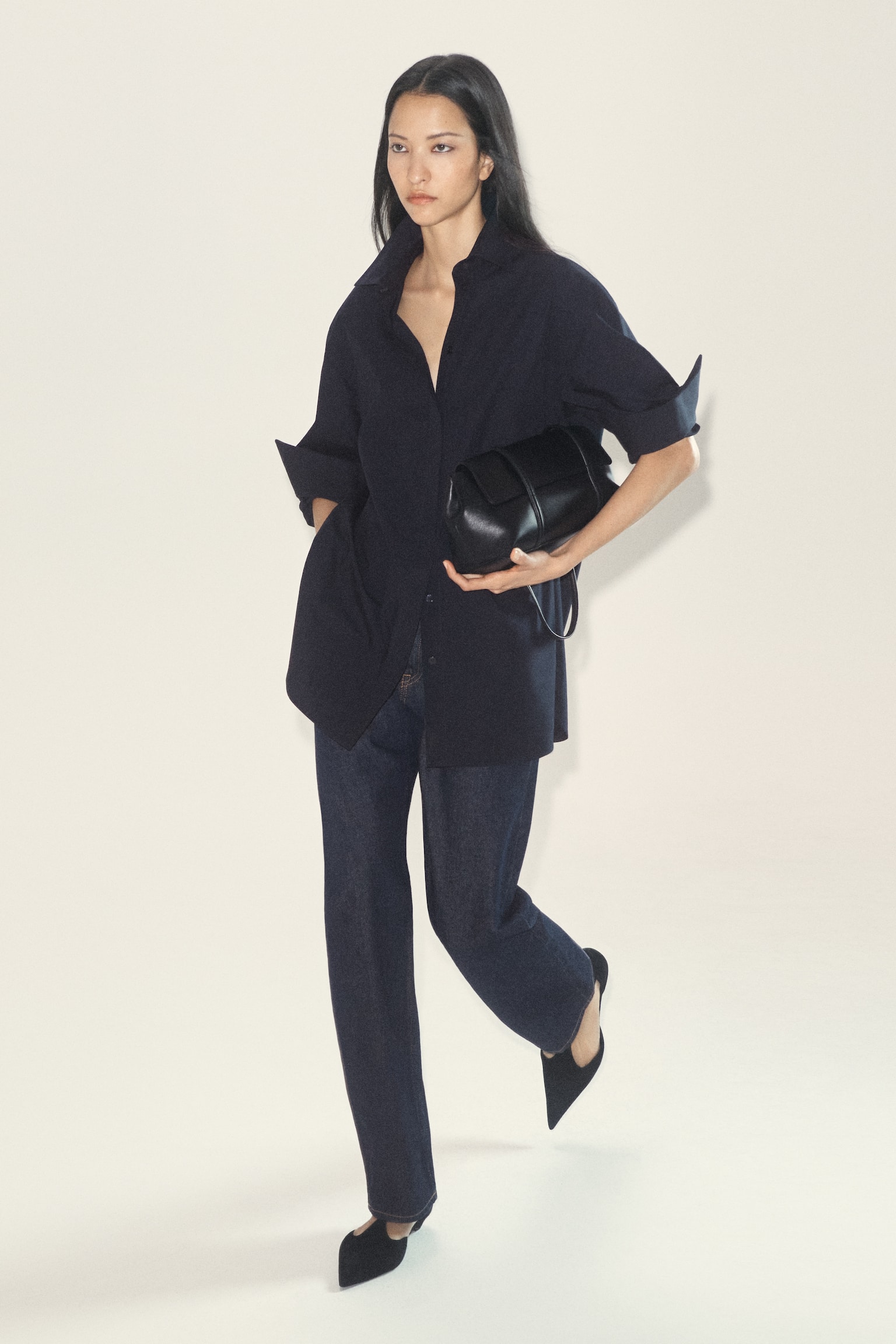 ג'ינס Chord בגזרה ישרה - אינדיגו כהה/כחול דהוי - 7