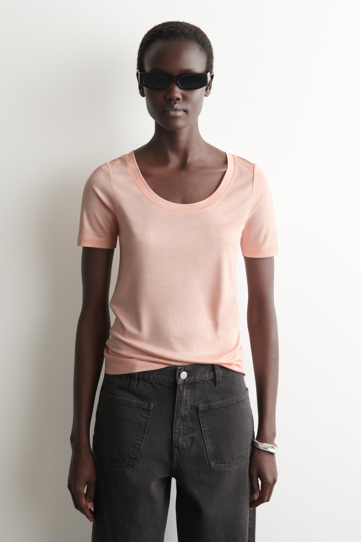 SLIM SILK T-SHIRT
