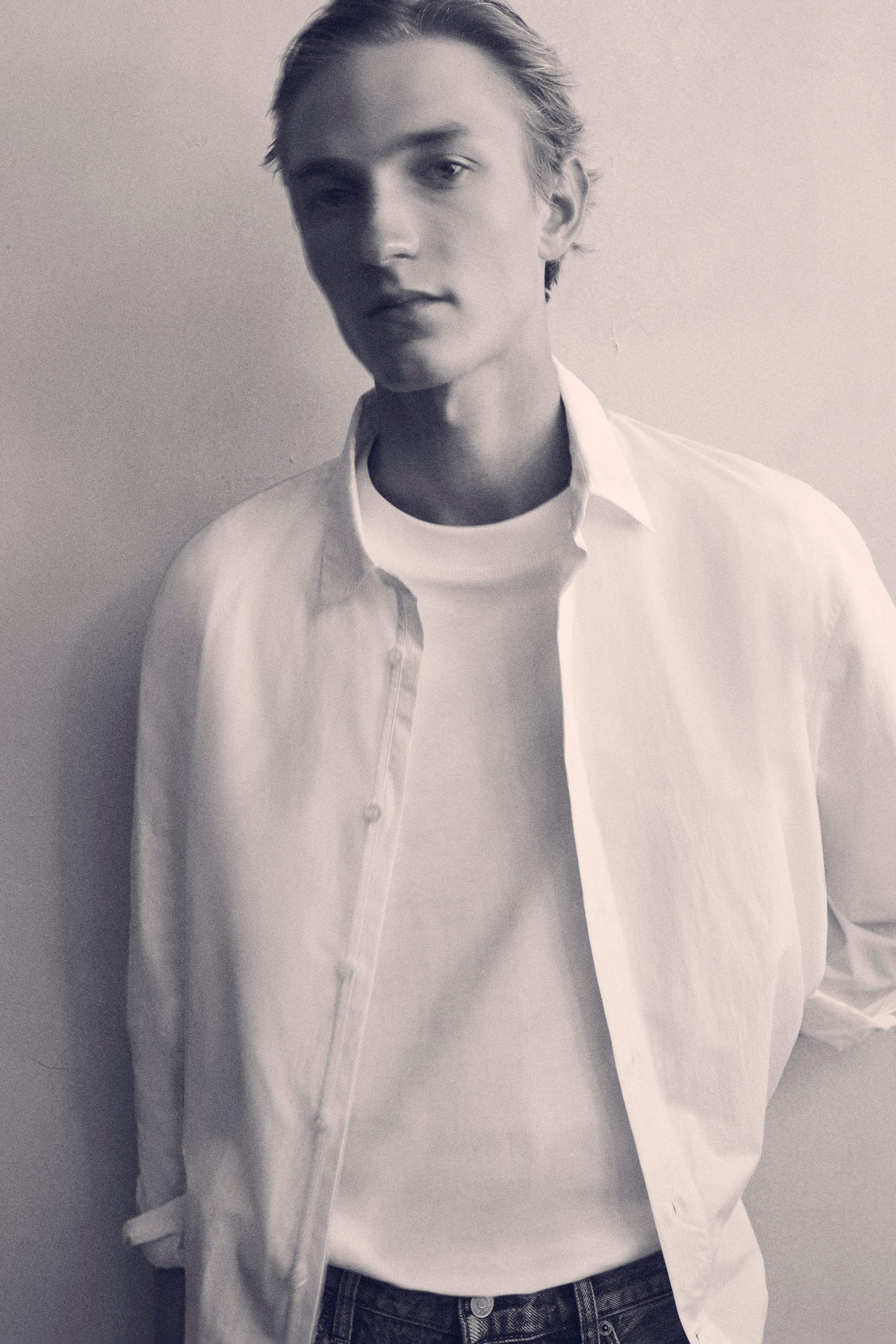 RELAXED PIMA COTTON-POPLIN SHIRT