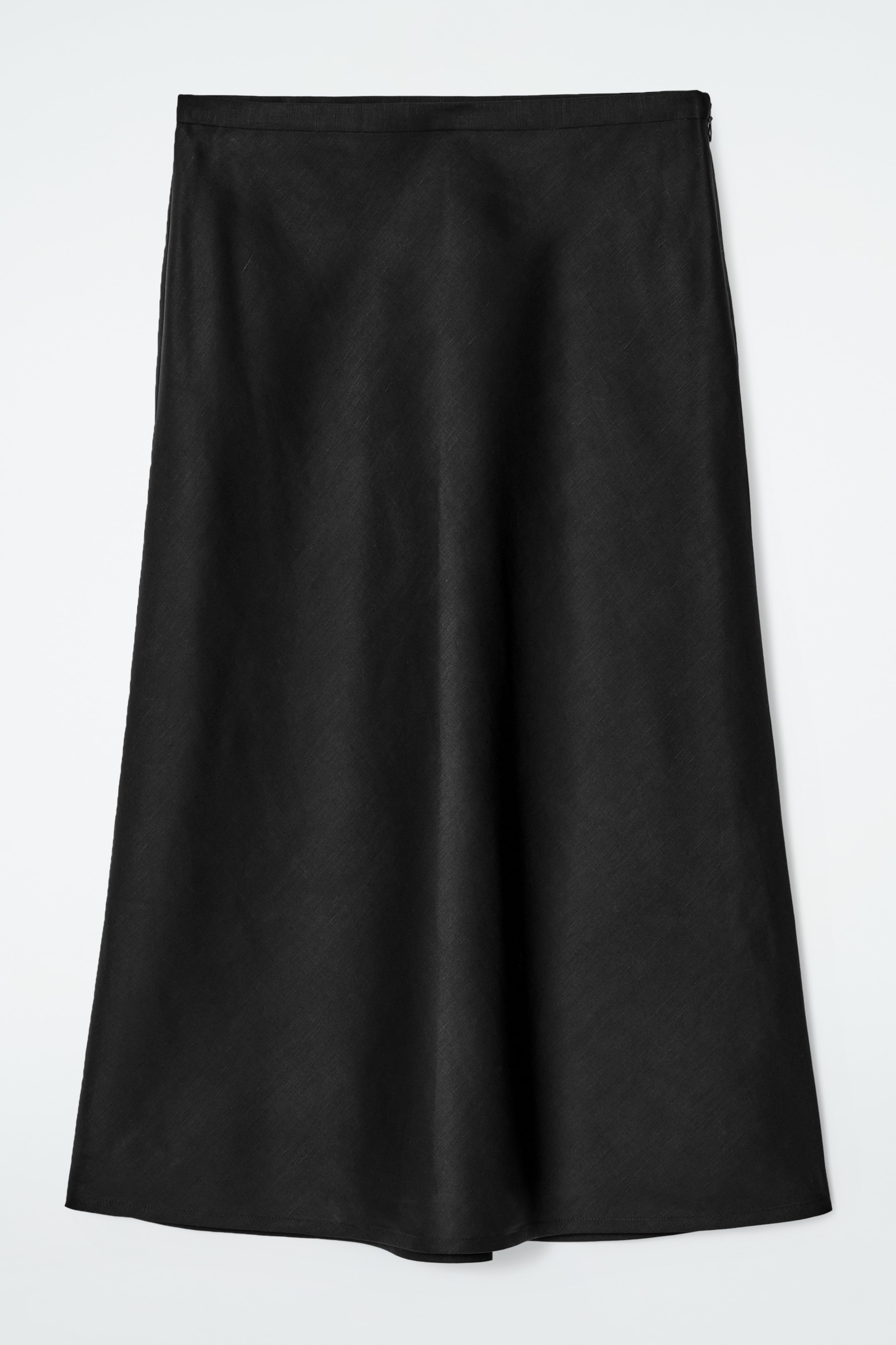 Ver imagen más grande: FALDA MIDI EN MEZCLA DE LINO - NEGRO - MUJER | H&M ES 6