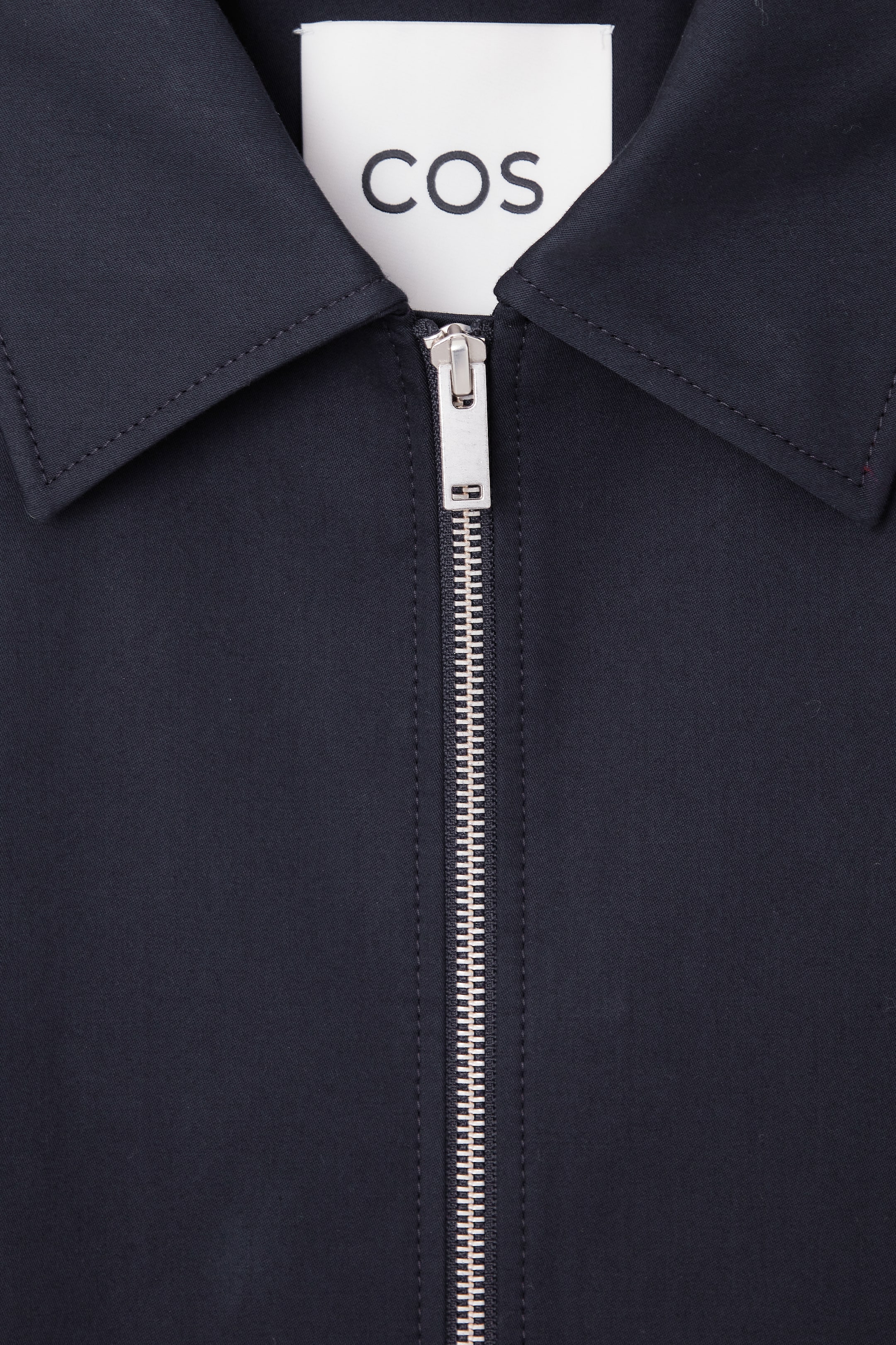 Grösseres Bild ansehen: JACKE AUS BAUMWOLLE MIT KRAGEN - NAVYBLAU - DAMEN | H&M CH 2