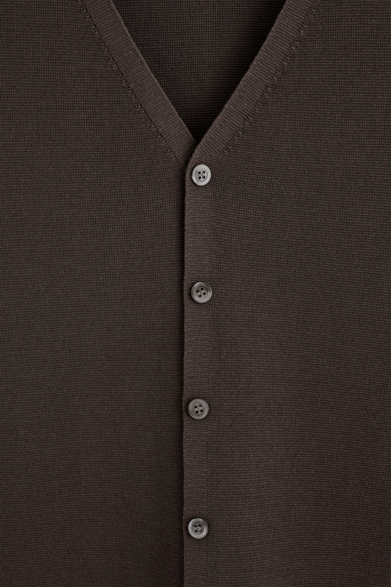 GILET EN MAILLE MILANO - BRUN - 3