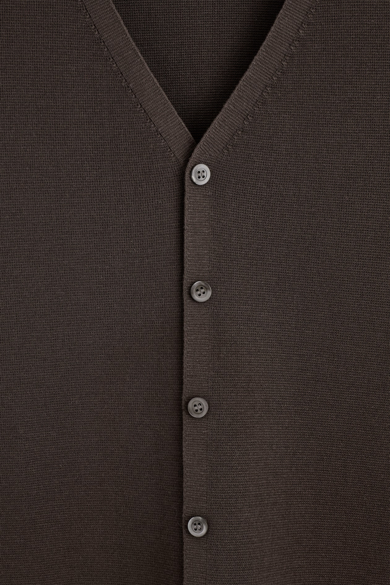 MILANO-KNIT WAISTCOAT — BROWN
