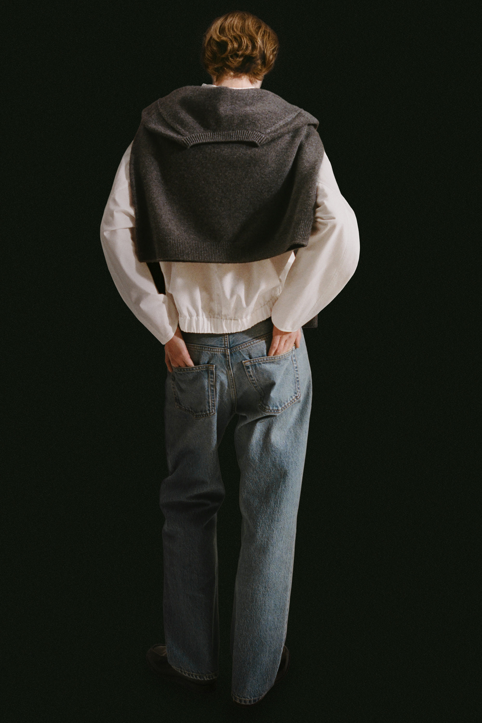 REPRISE STRAIGHT-LEG JEANS - FADED BLUE | COS