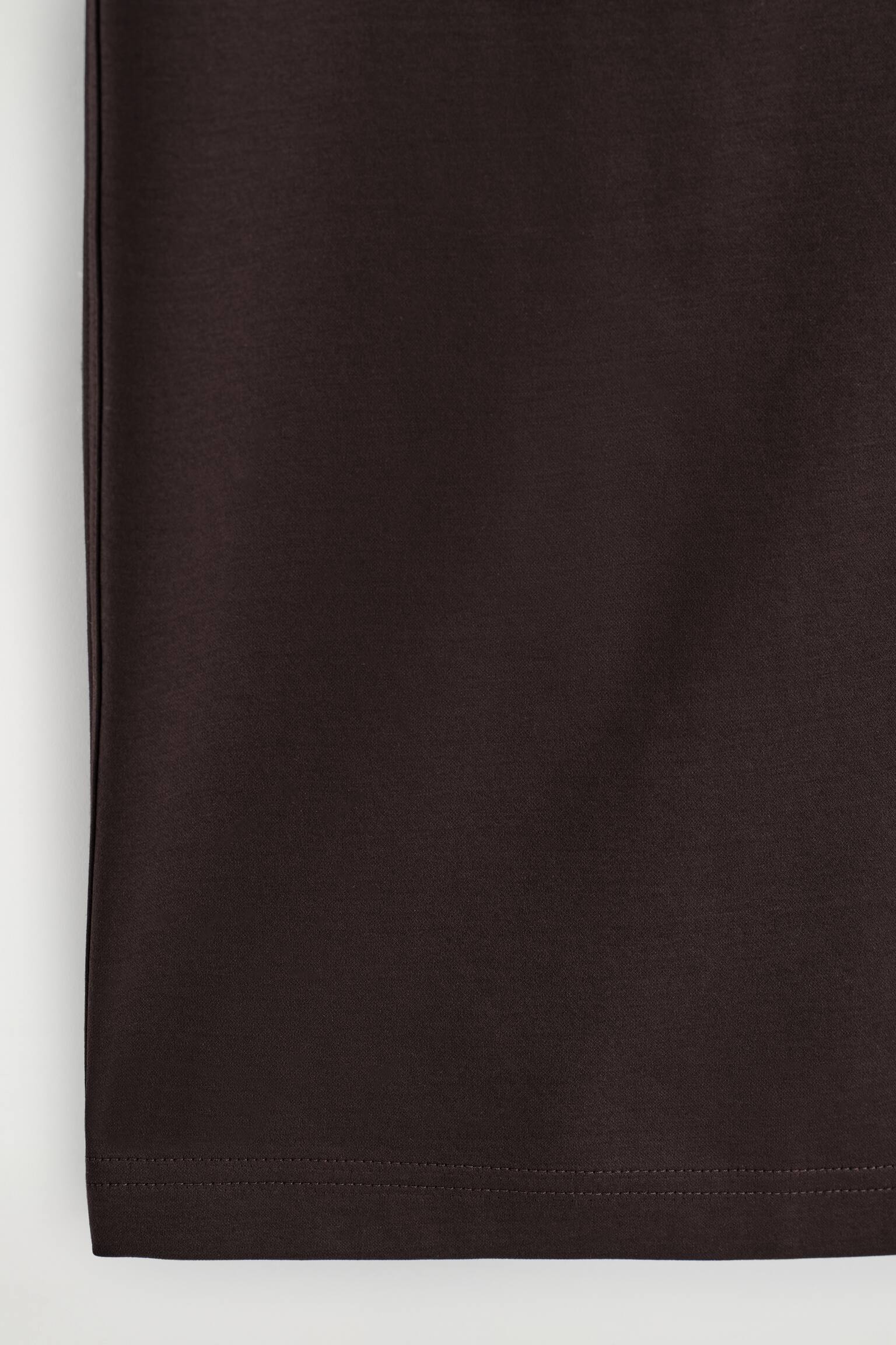 GONNA MIDI A TUBINO IN JERSEY - MARRONE SCURO - 3