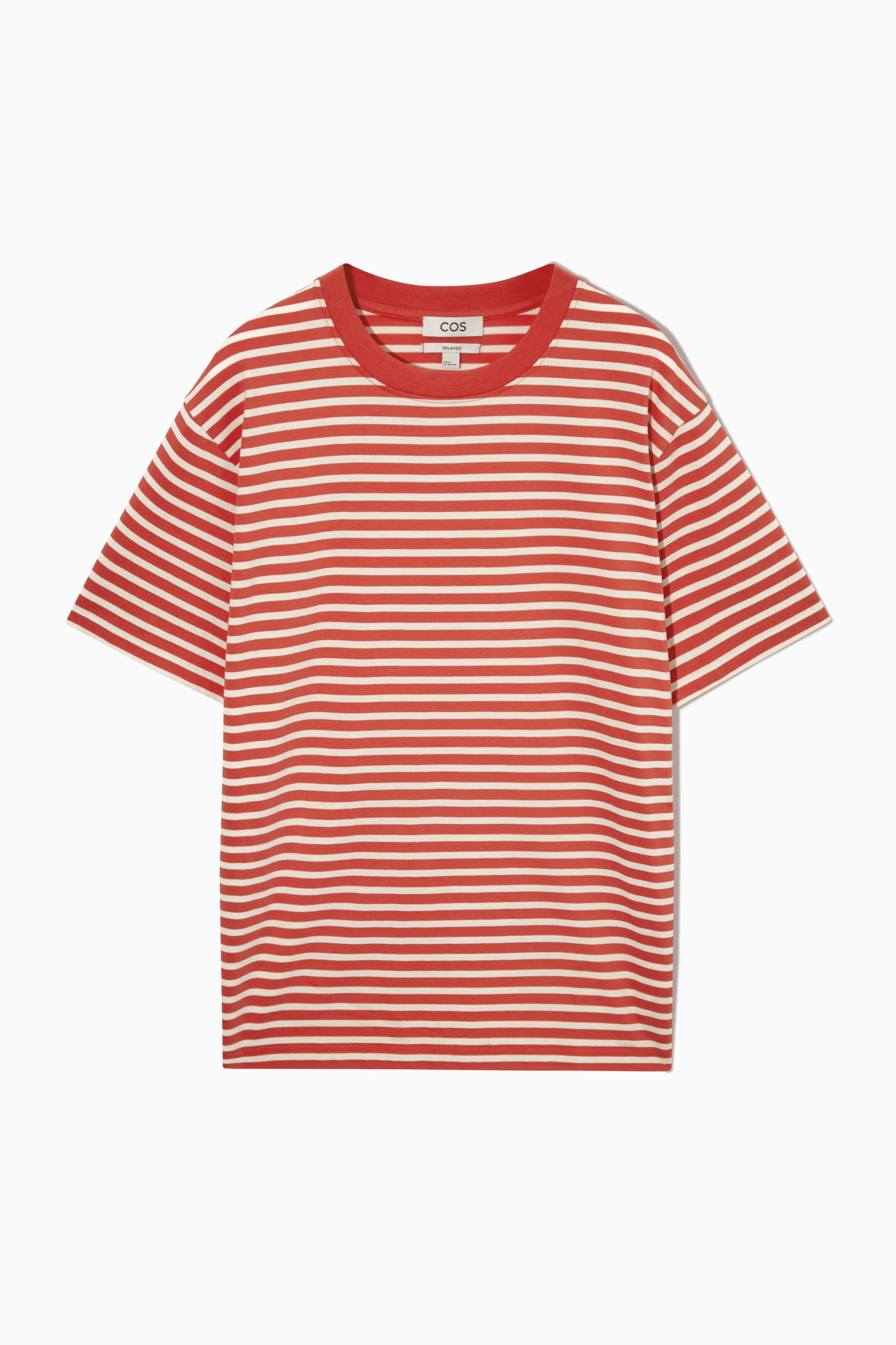 Visualizza l'immagine ingrandita: OVERSIZED-T-SHIRT AUS BAUMWOLLE - ORANGE/CREME - UOMO | H&M CH 1