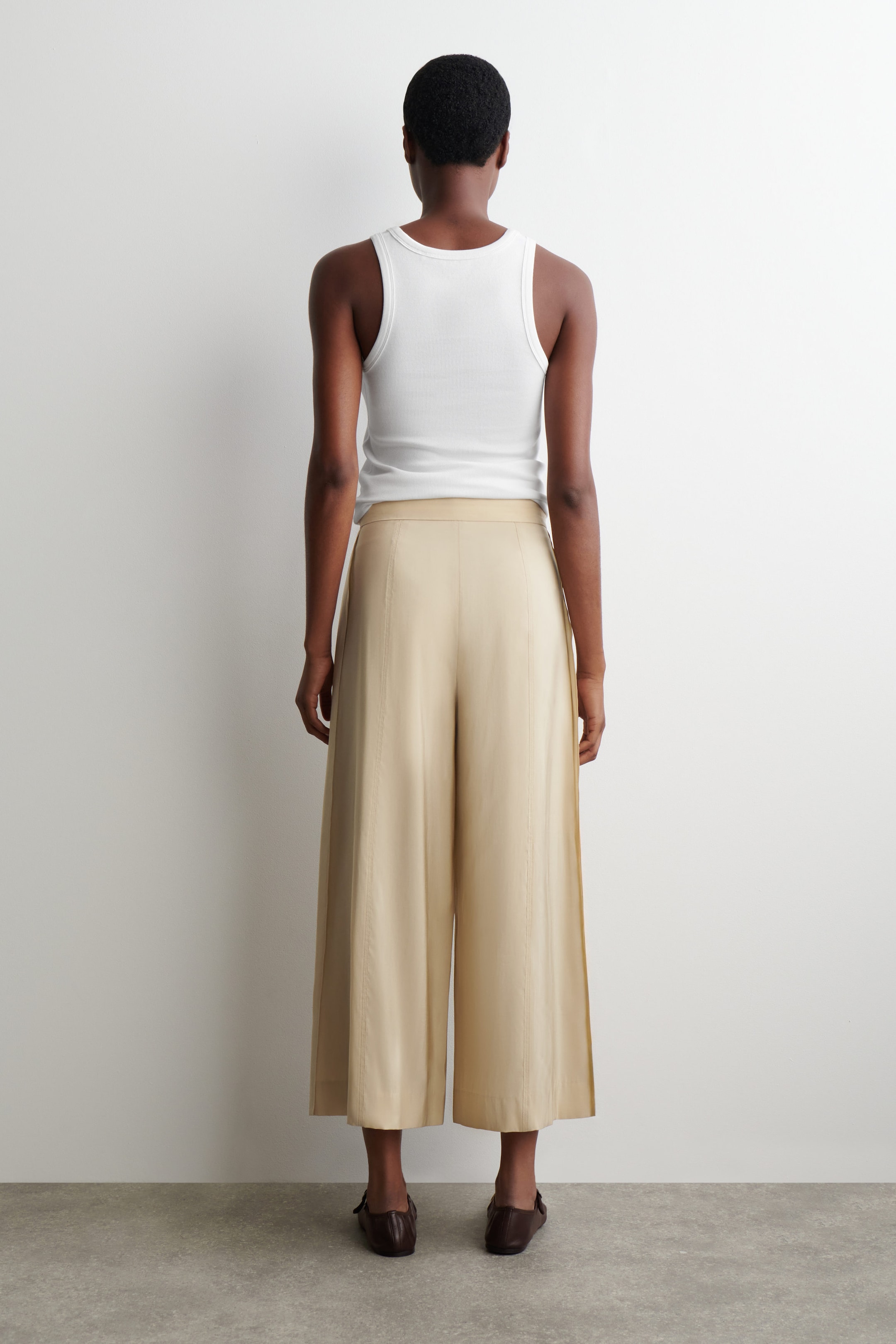 FLUID PLEATED CULOTTES