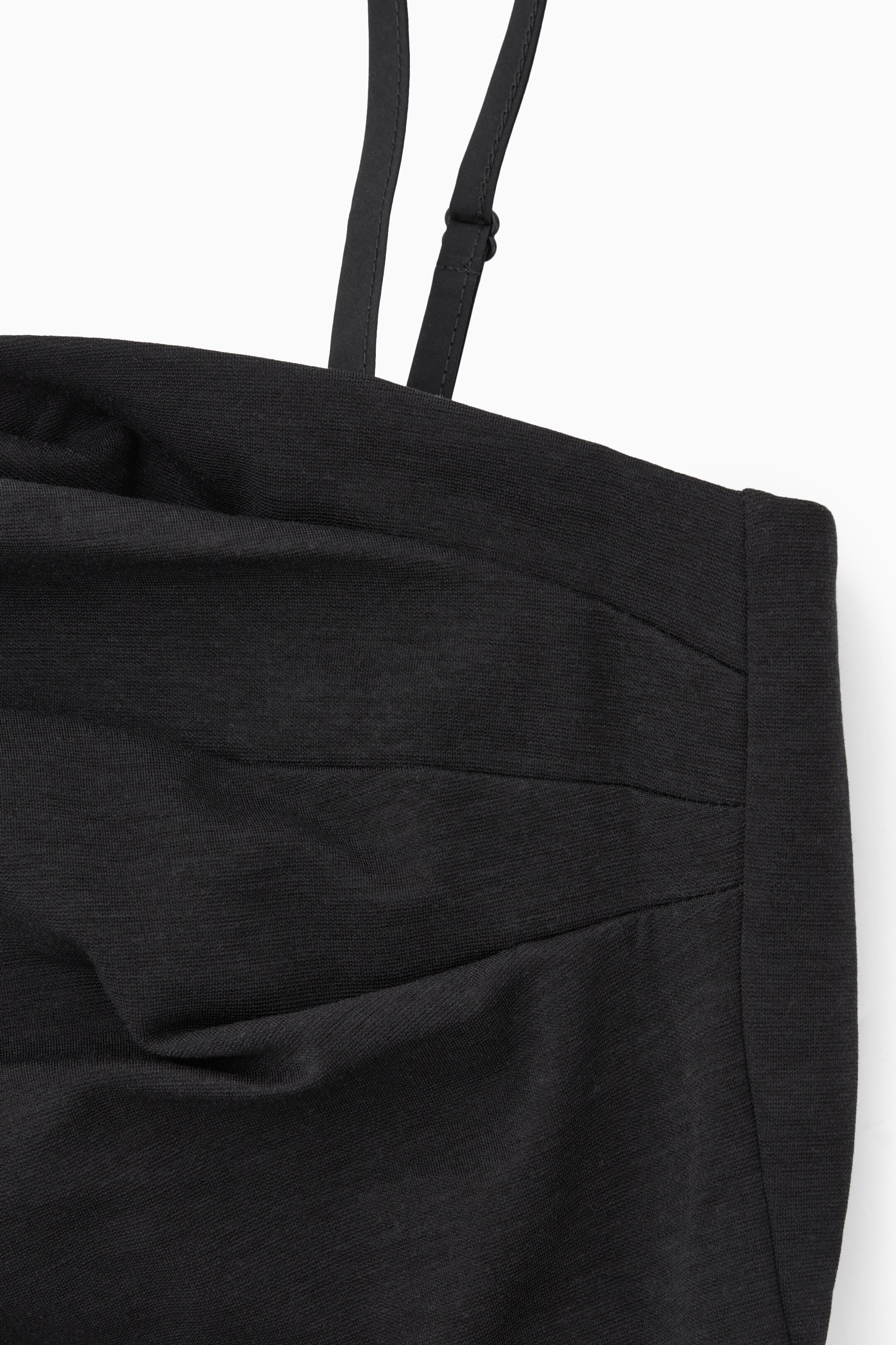 Ingrandisci l'immagine: ASYMMETRIC DRAPED MINI DRESS - BLACK - DONNA | H&M CH 2