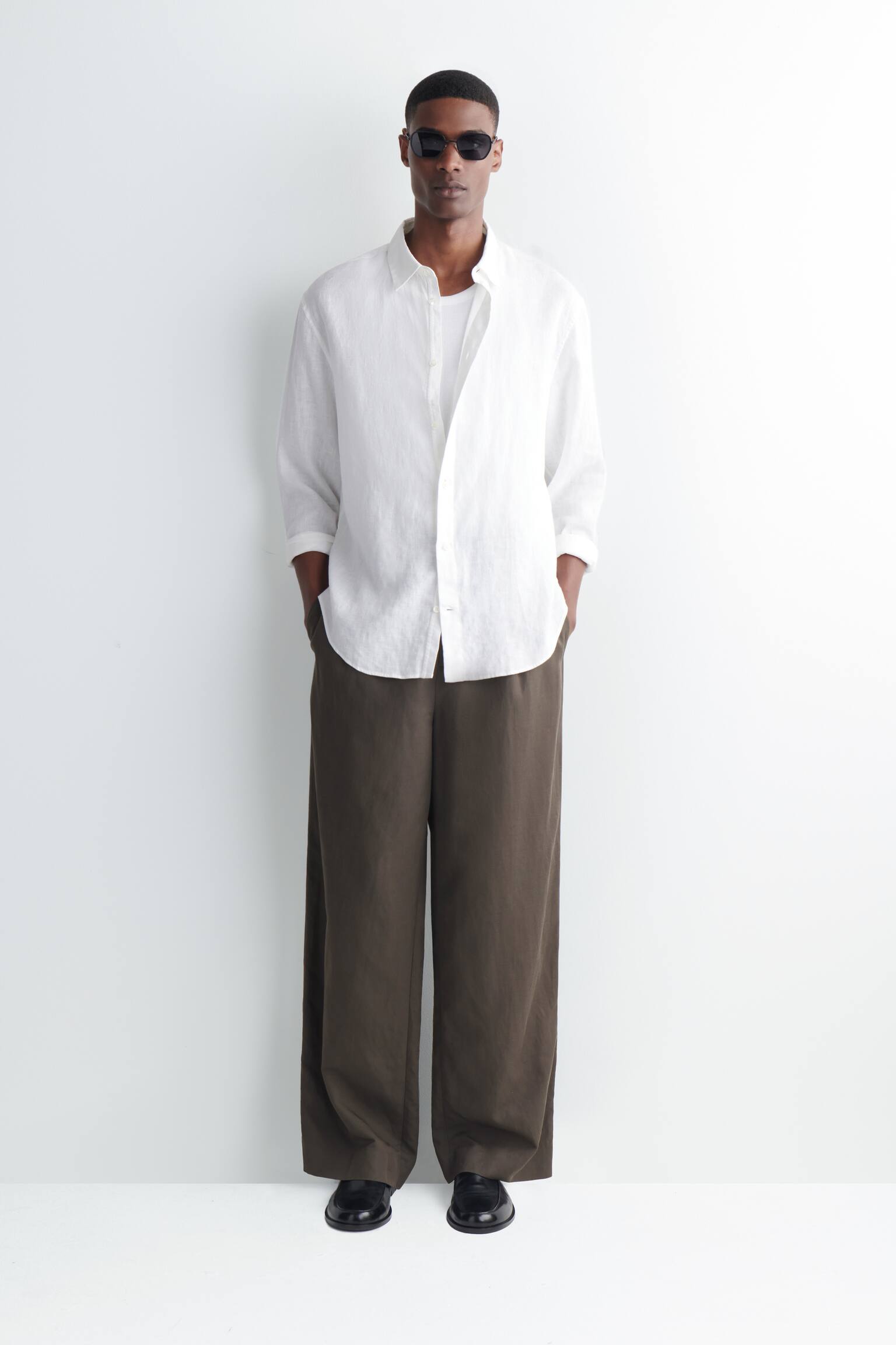 RELAXTE LINNEN BLOUSE-WIT - 9