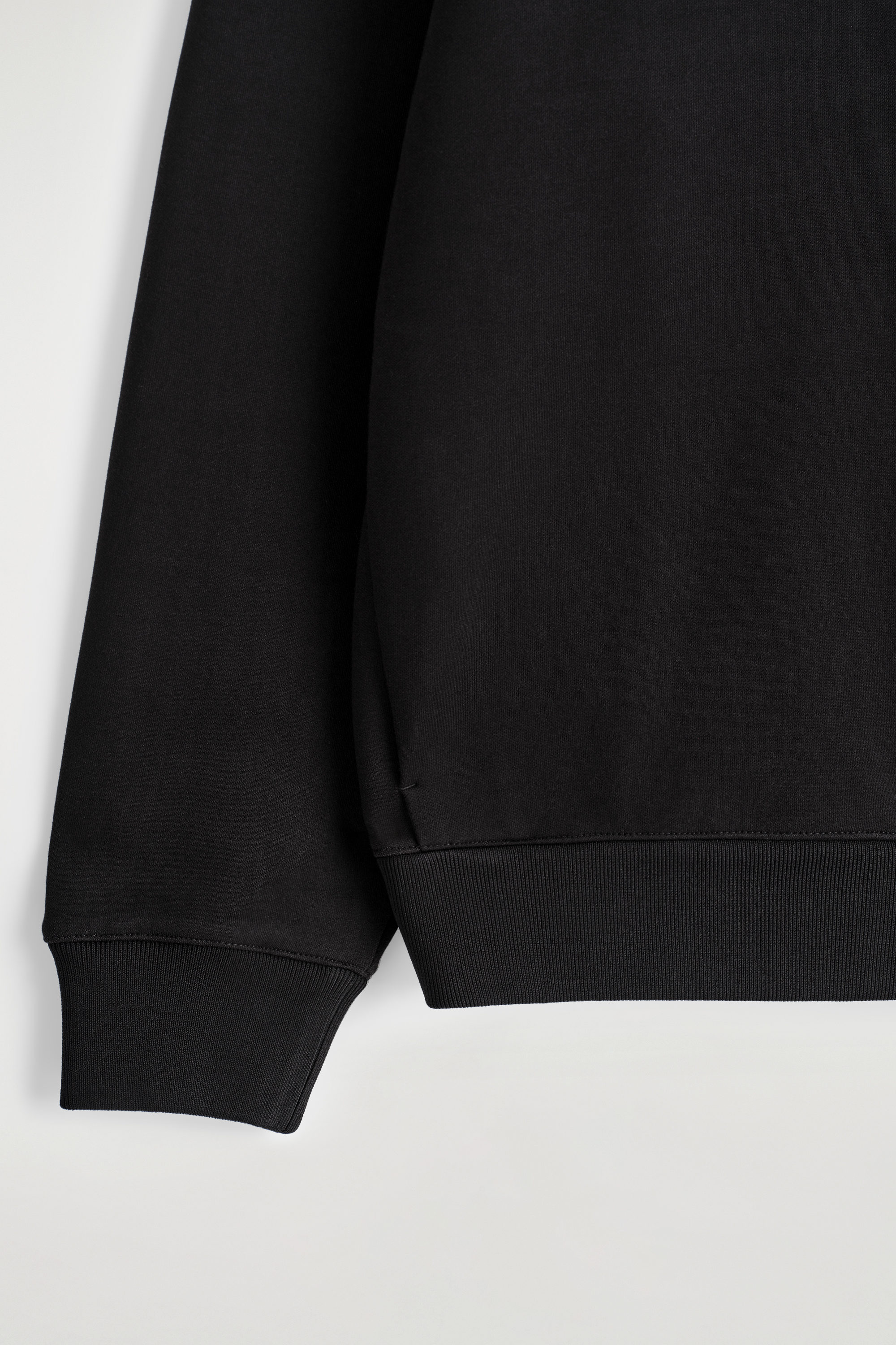 SCUBA FUNNEL-NECK SWEATSHIRT - BLACK | COS CH