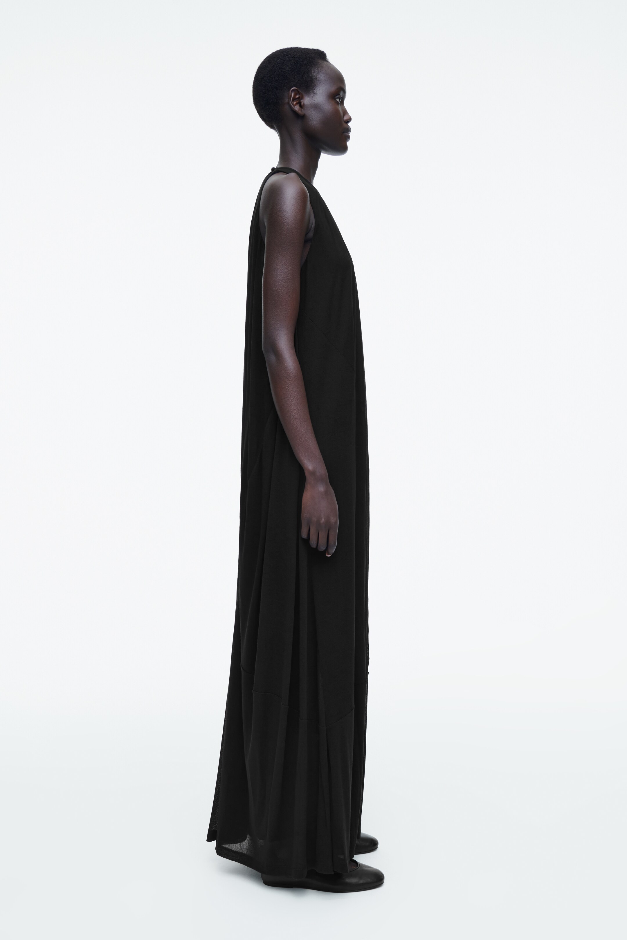Agrandir l'image: ROBE LONGUE À ENCOLURE LICOU - NOIR - FEMME | H&M CH 5
