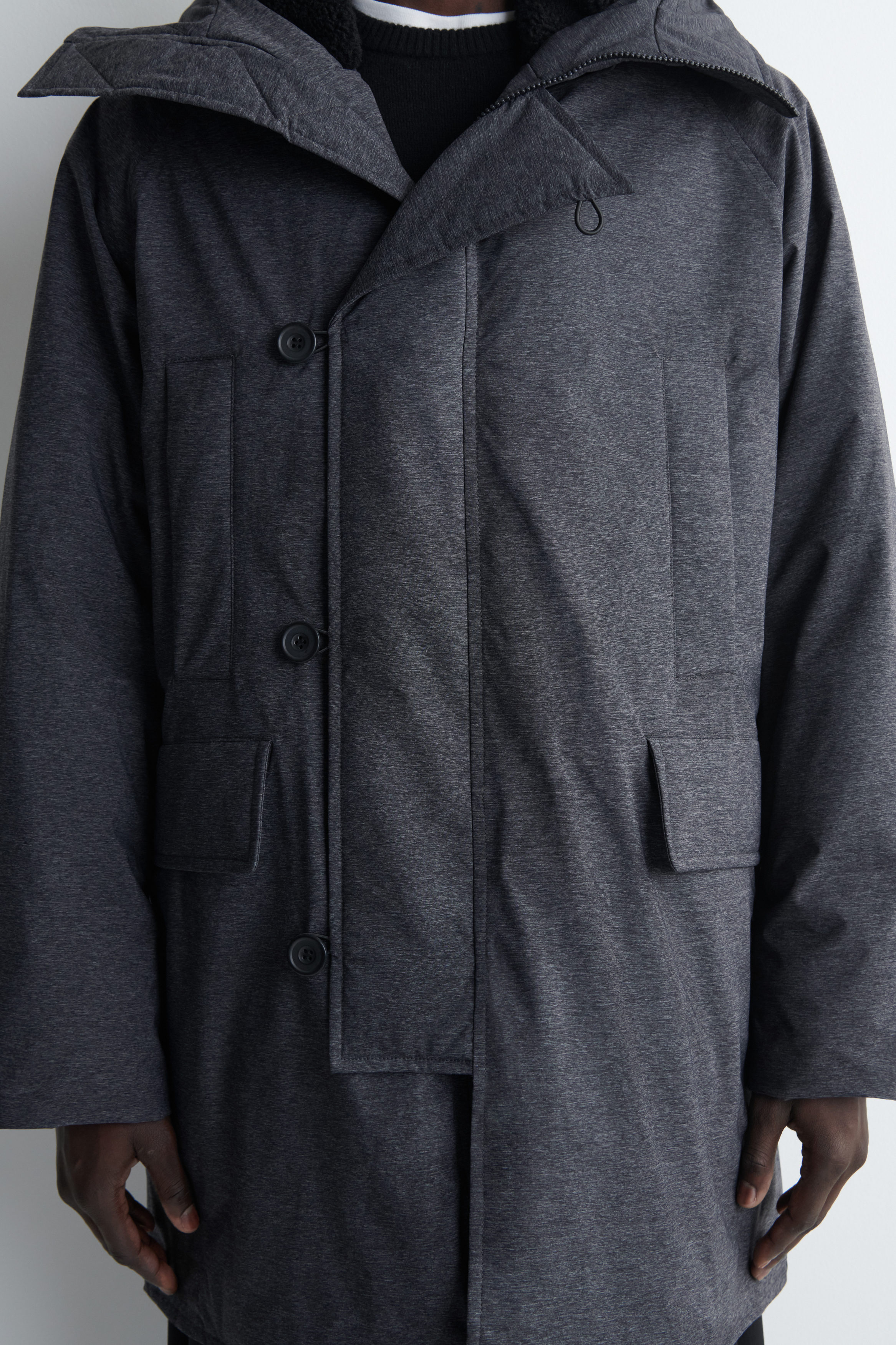 TECHNICAL HOODED DOWN PARKA - thumbnail 5