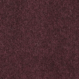 SCULPTED PURE CASHMERE MOCK-NECK CARDIGAN — BURGUNDY MÉLANGE 8