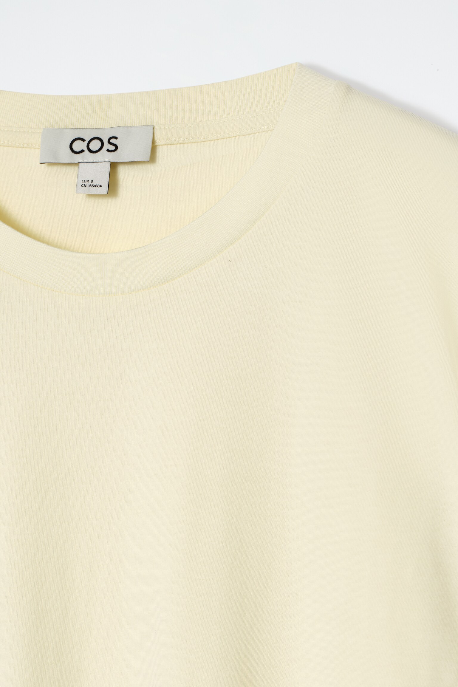 CAMISETA DE ALGODÓN RELAXED FIT - AMARILLO MANTEQUILLA/BLANCO/AZUL MARINO/GRIS JASPEADO - 5