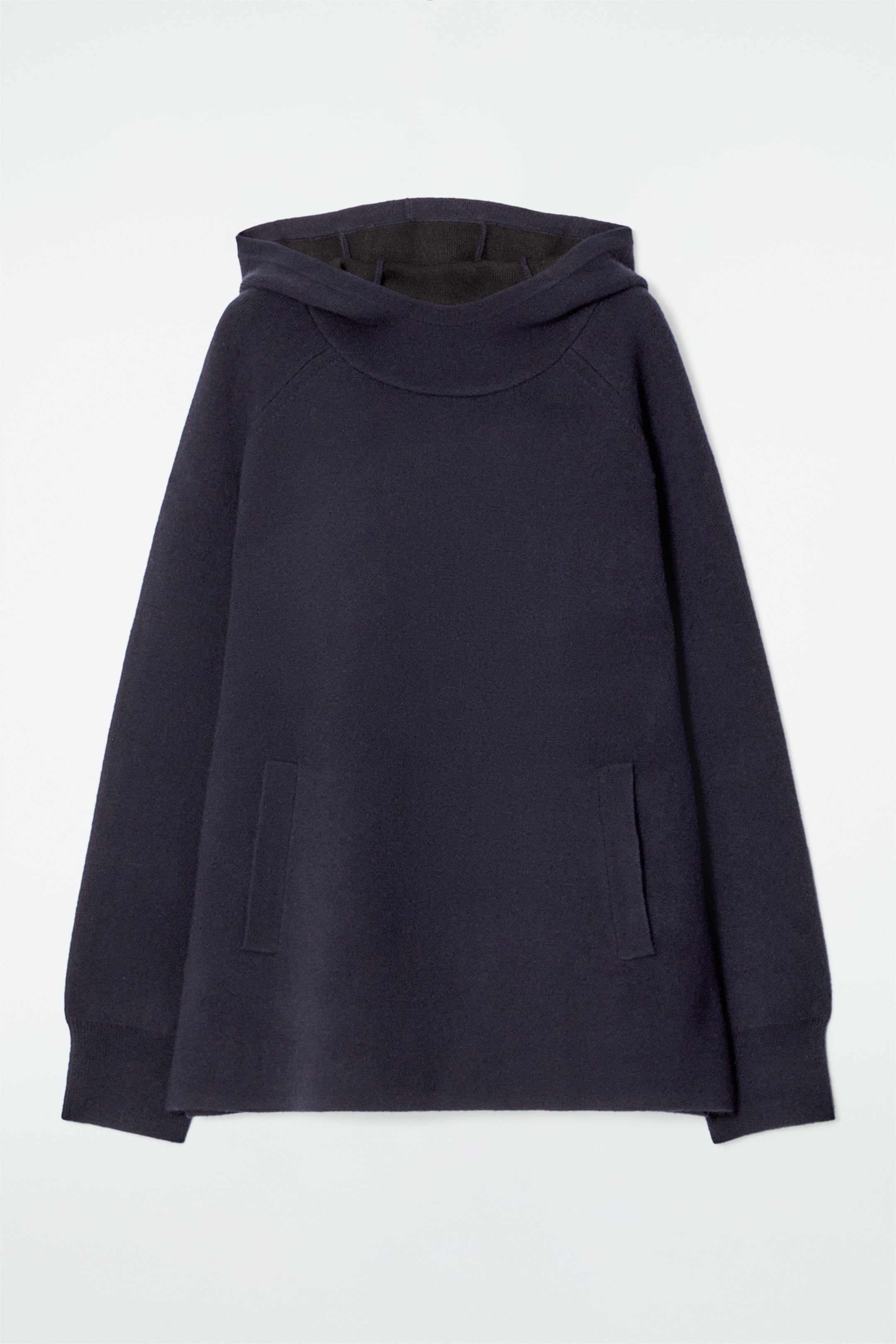 Visualizza immagine più grande: FELPA OVERSIZE IN LANA DOPPIATA CON CAPPUCCIO - BLU NAVY - DONNA | H&M IT 6